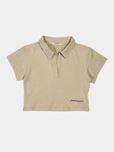 Beige Short Polo -  | dBlank
