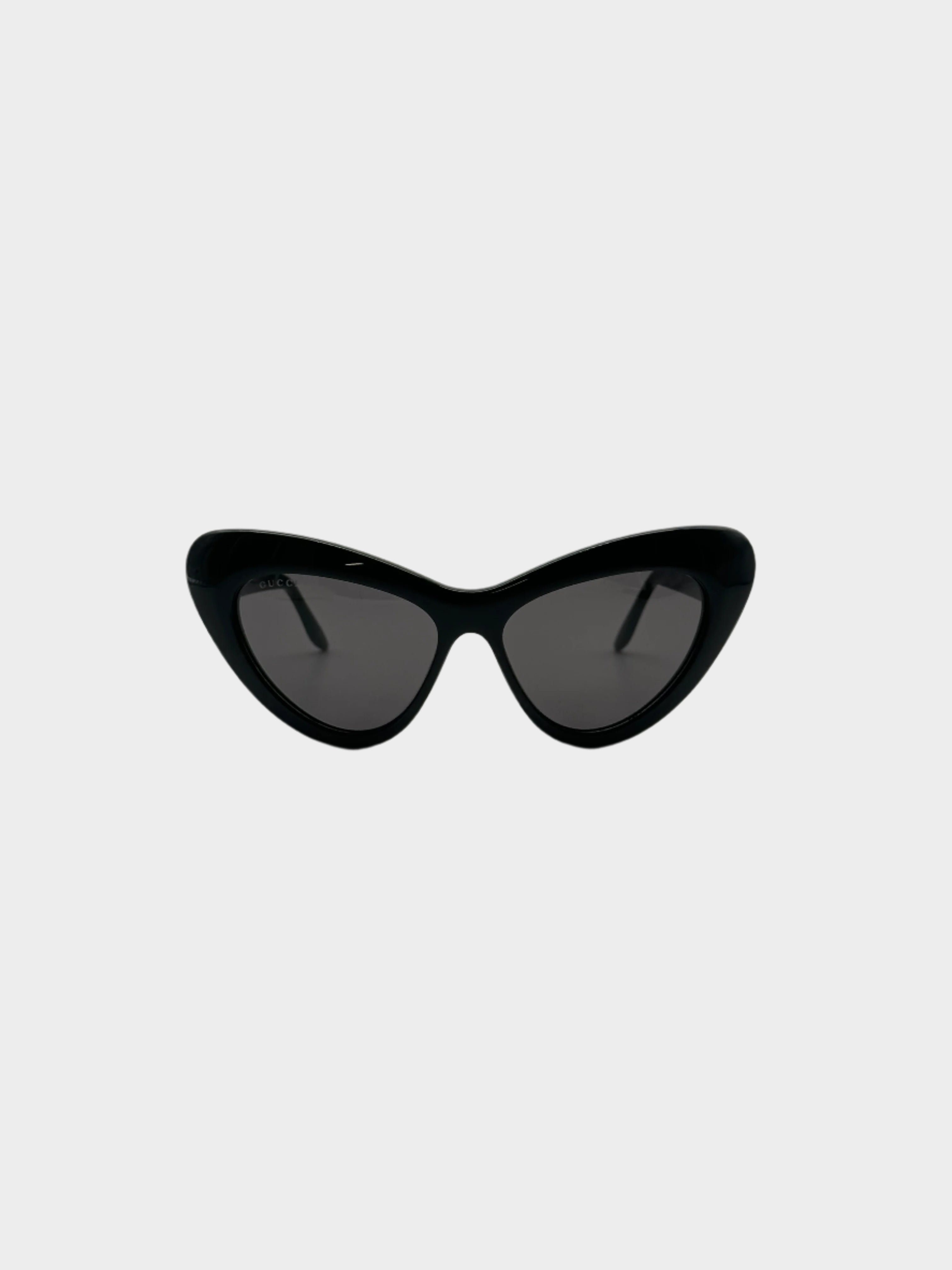 Curved Cat Eye Sunglasses