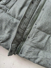 Puffy Checkered Jacket - Green | dBlank