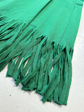 Fringes Coat - Green | dBlank