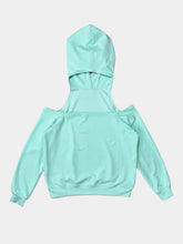 Green Cut Out Hoodie -  | dBlank