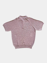 Short-Sleeved Knit Polo -  | dBlank