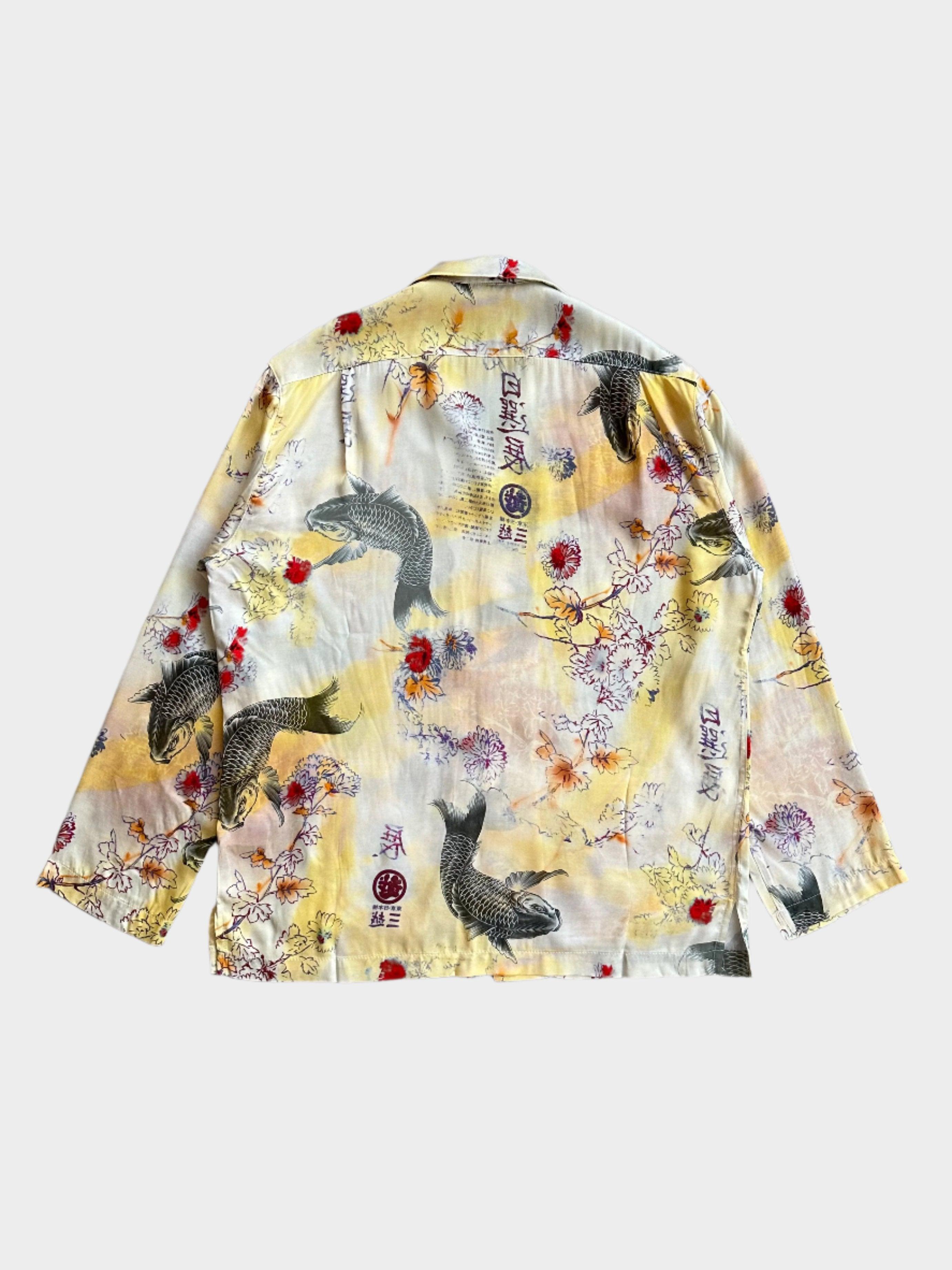 Koi Viscose Shirt Yellow