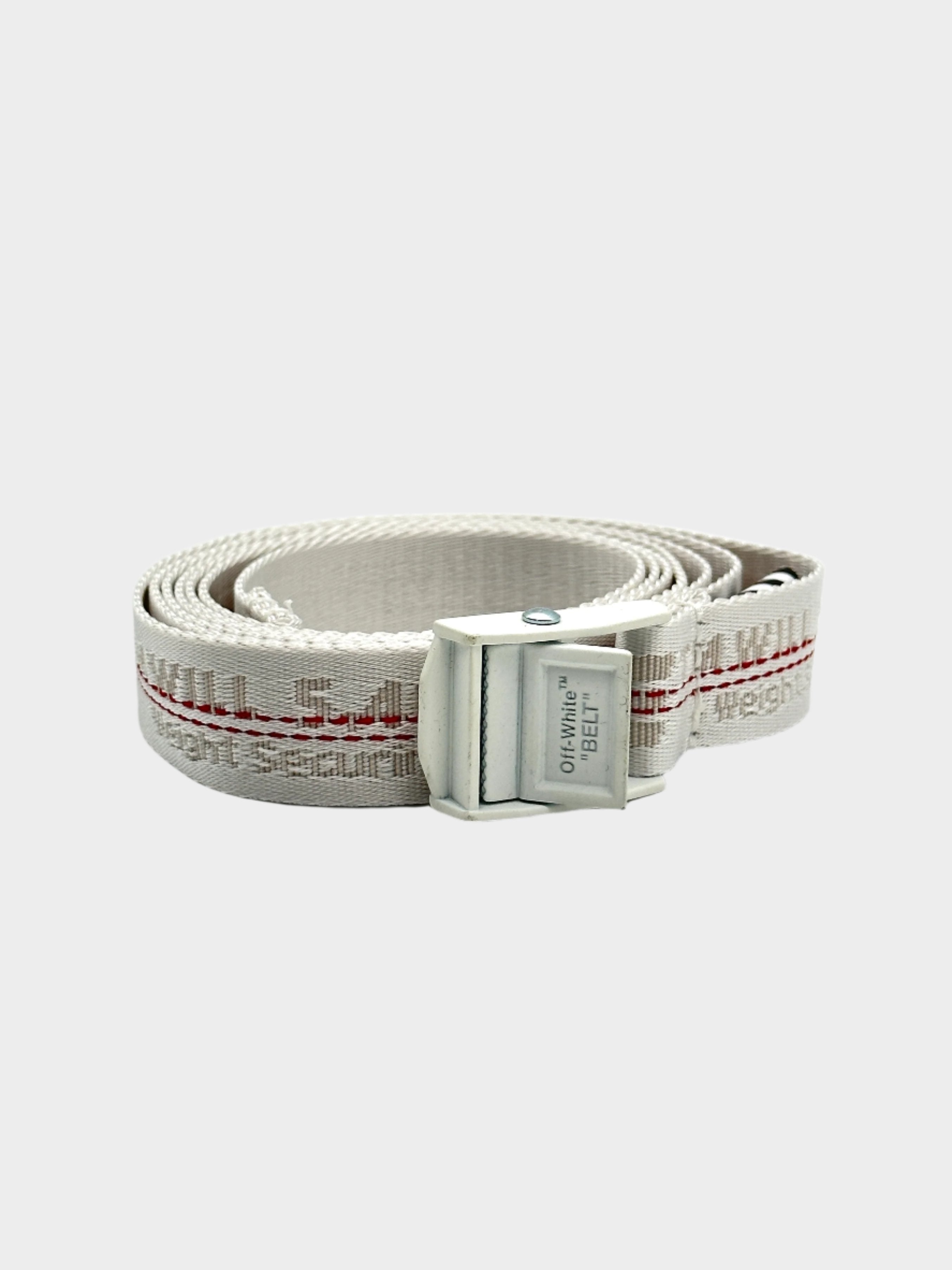 White Industrial Belt