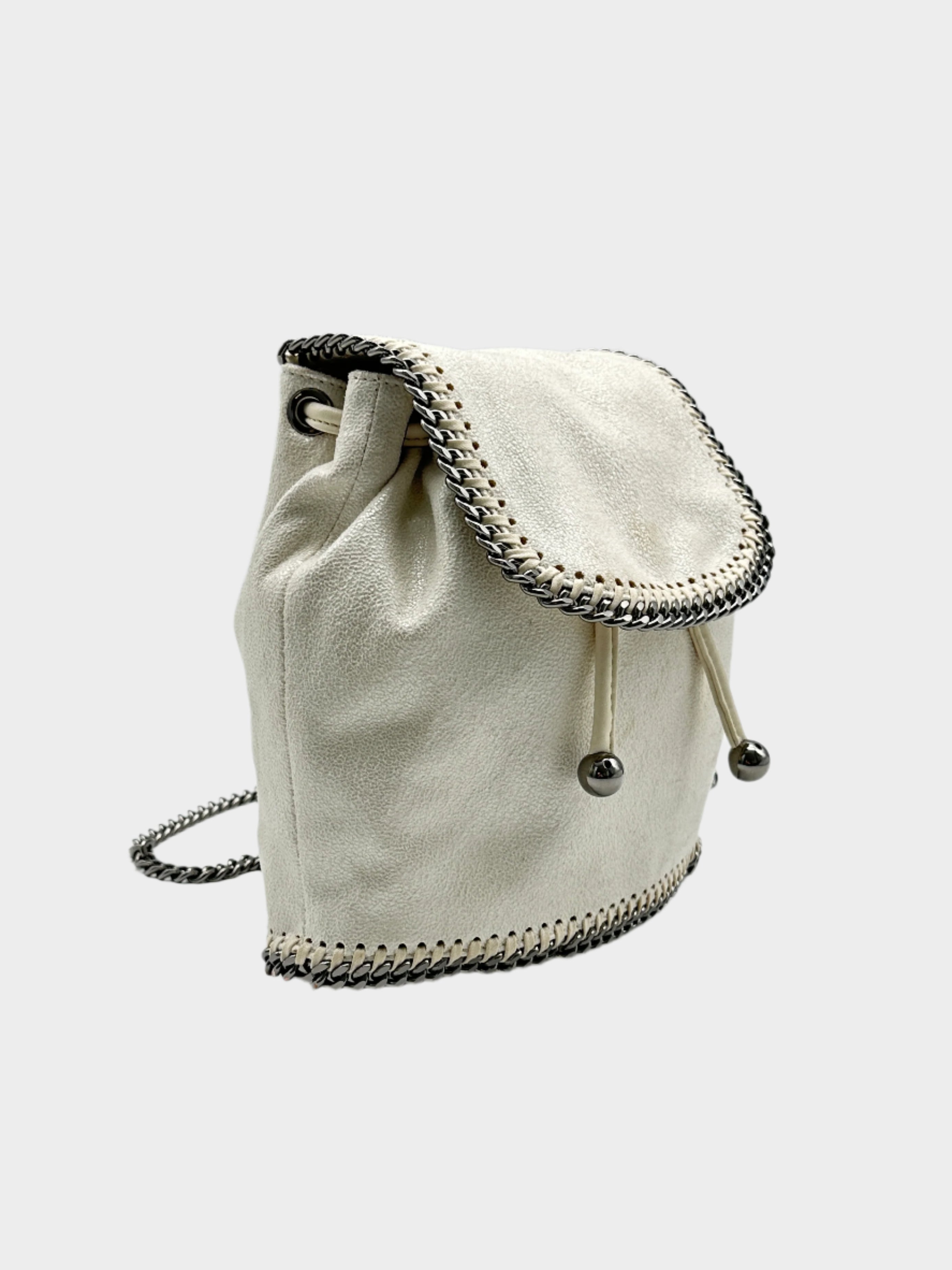 Leather Bucket Backpack