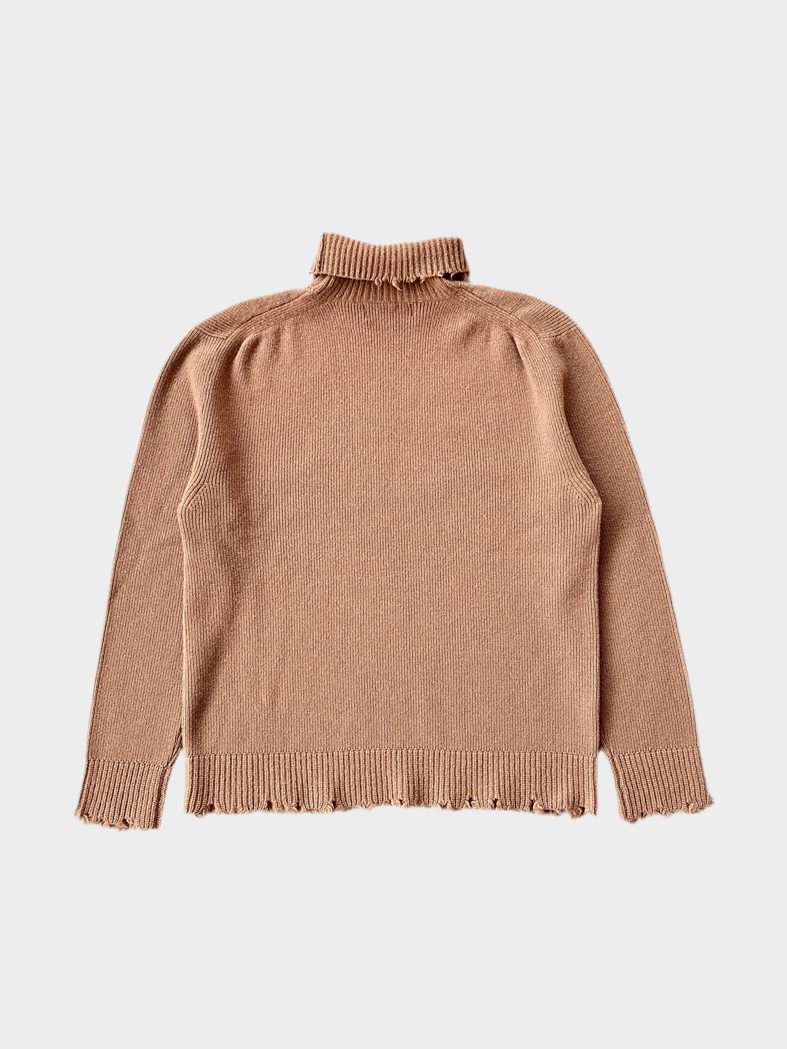 Turtleneck Distressed Jumper