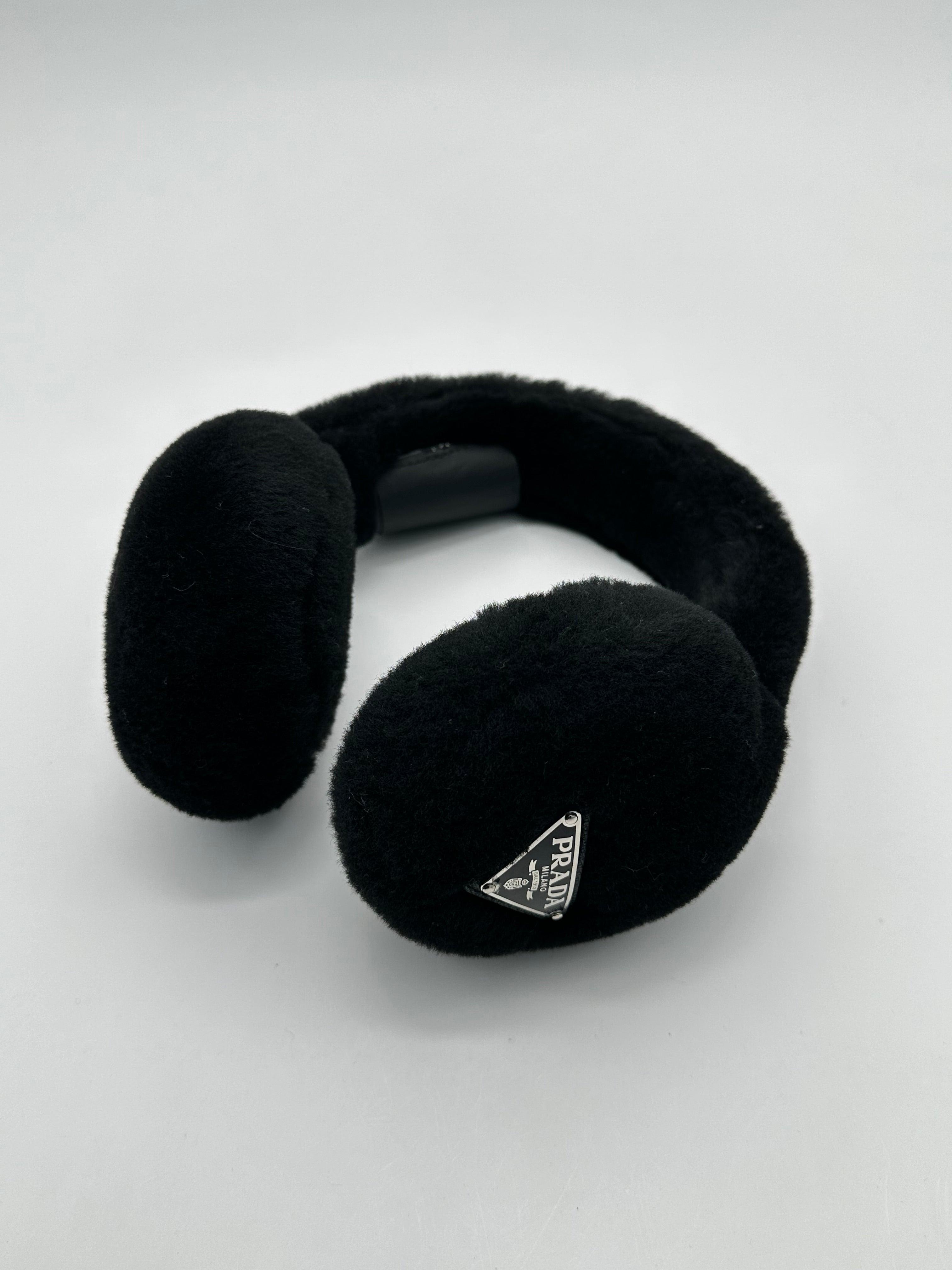 Logo Shearling Earmuffs