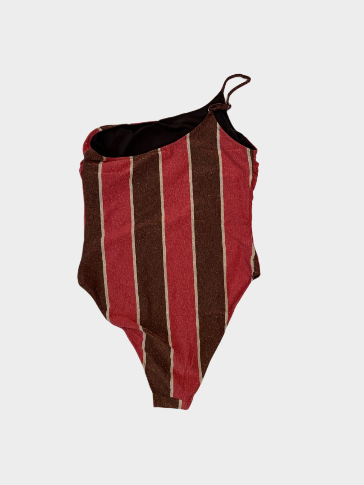 Costume Intero Monospalla A Righe Tess
