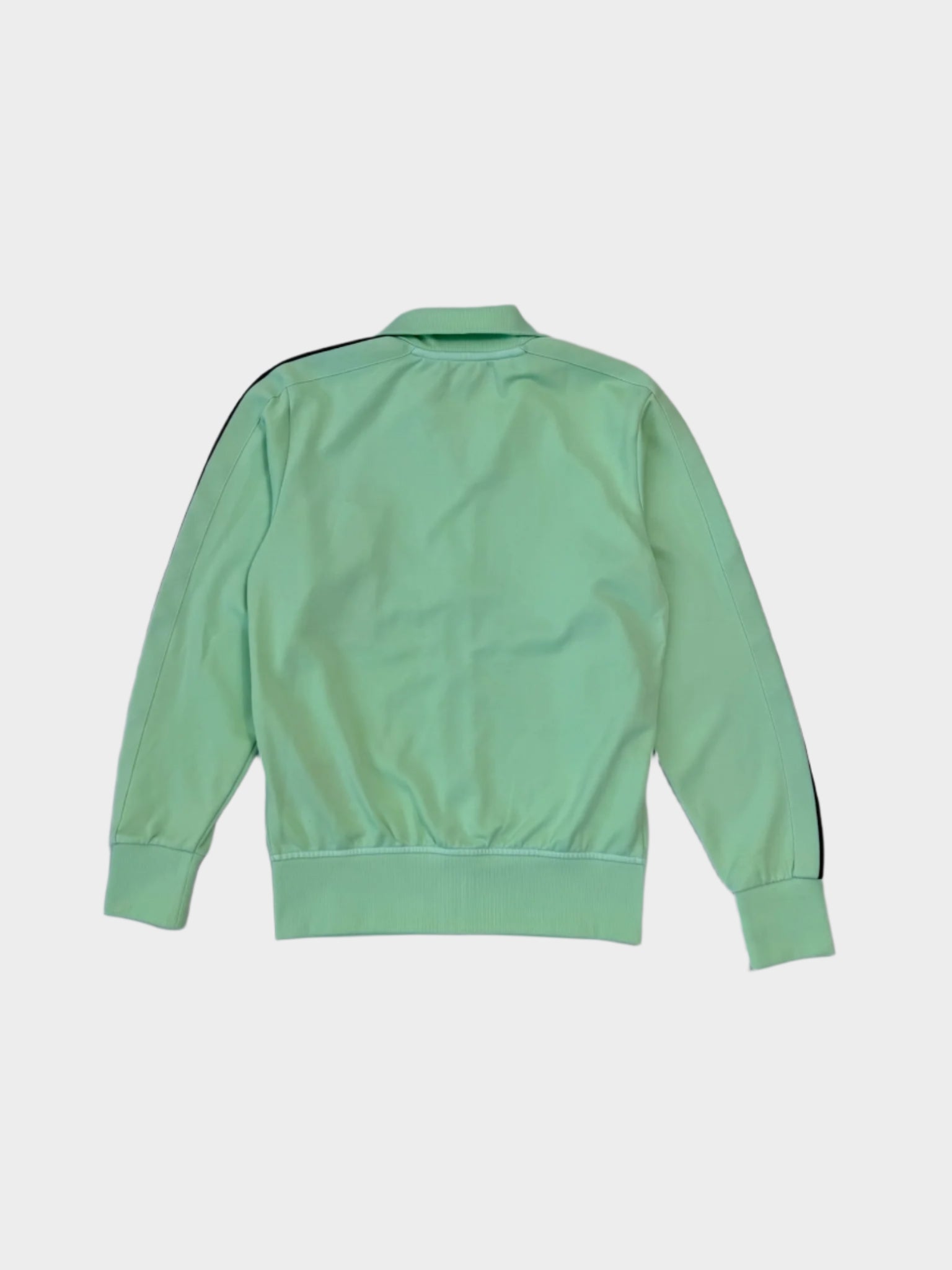 Giacca Tuta Track Fluo Verde Chiaro Con Bande Laterali