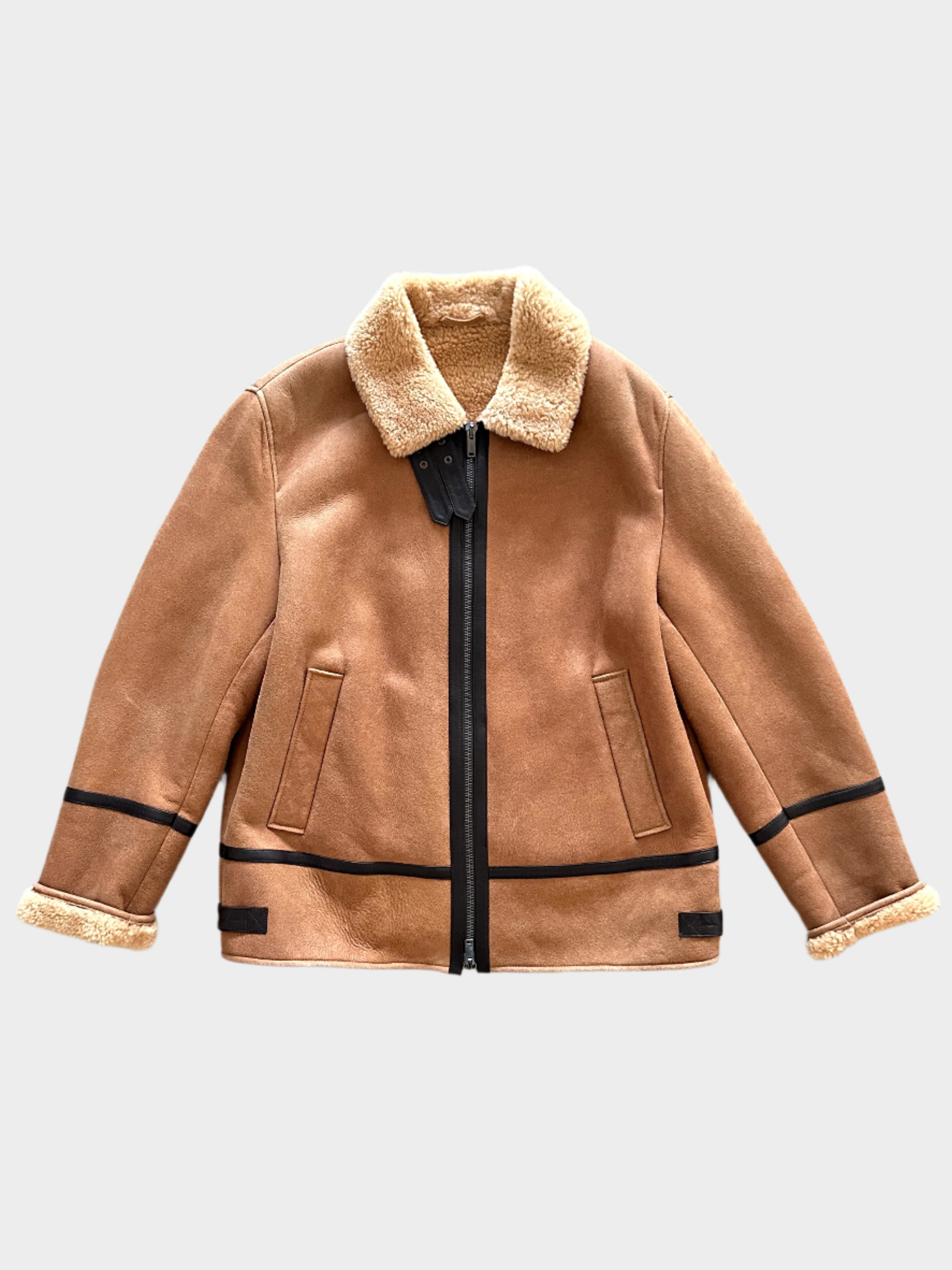 Suede Jacket In Calfskin