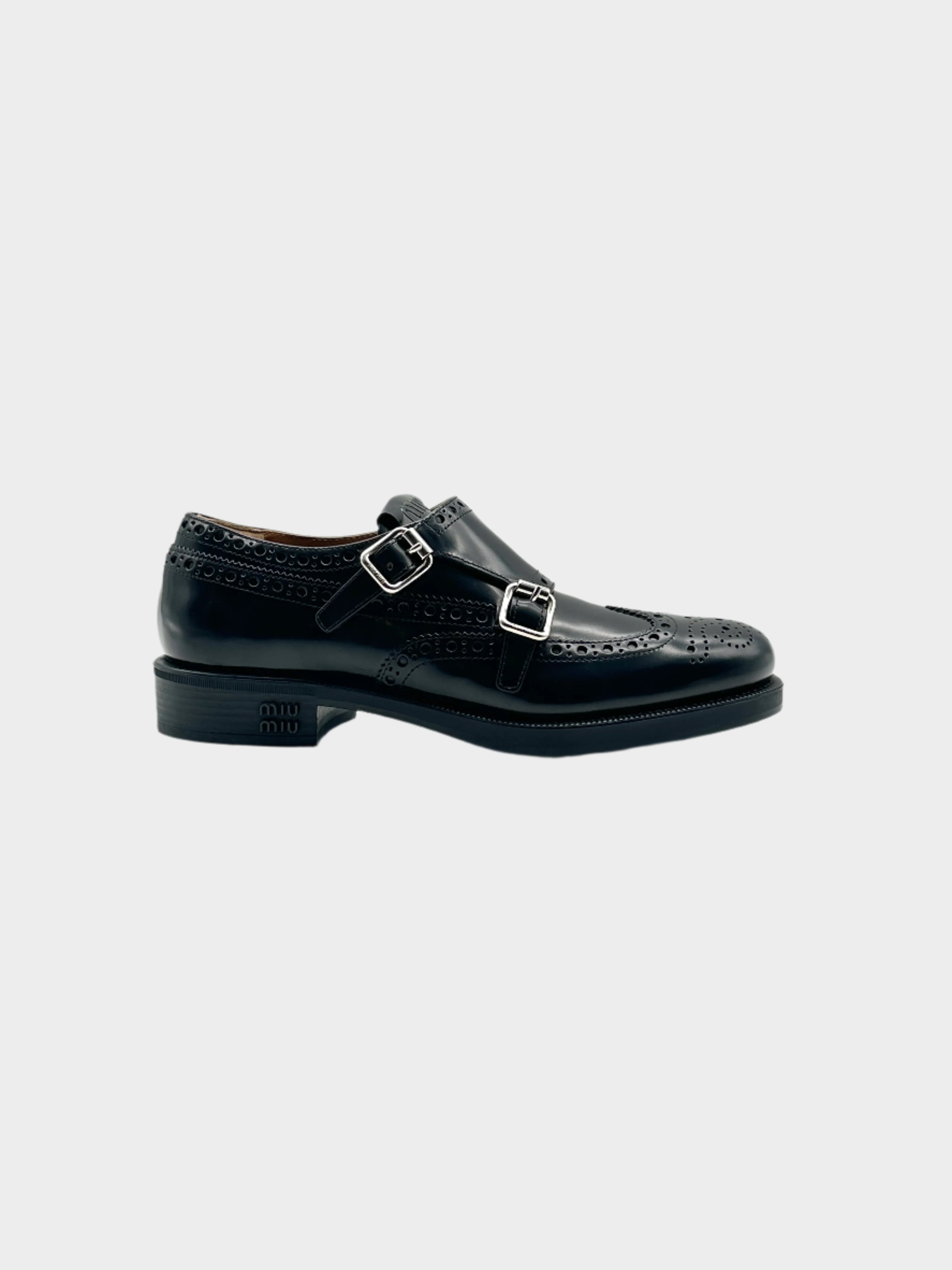 Double Monk Brogue Shoes