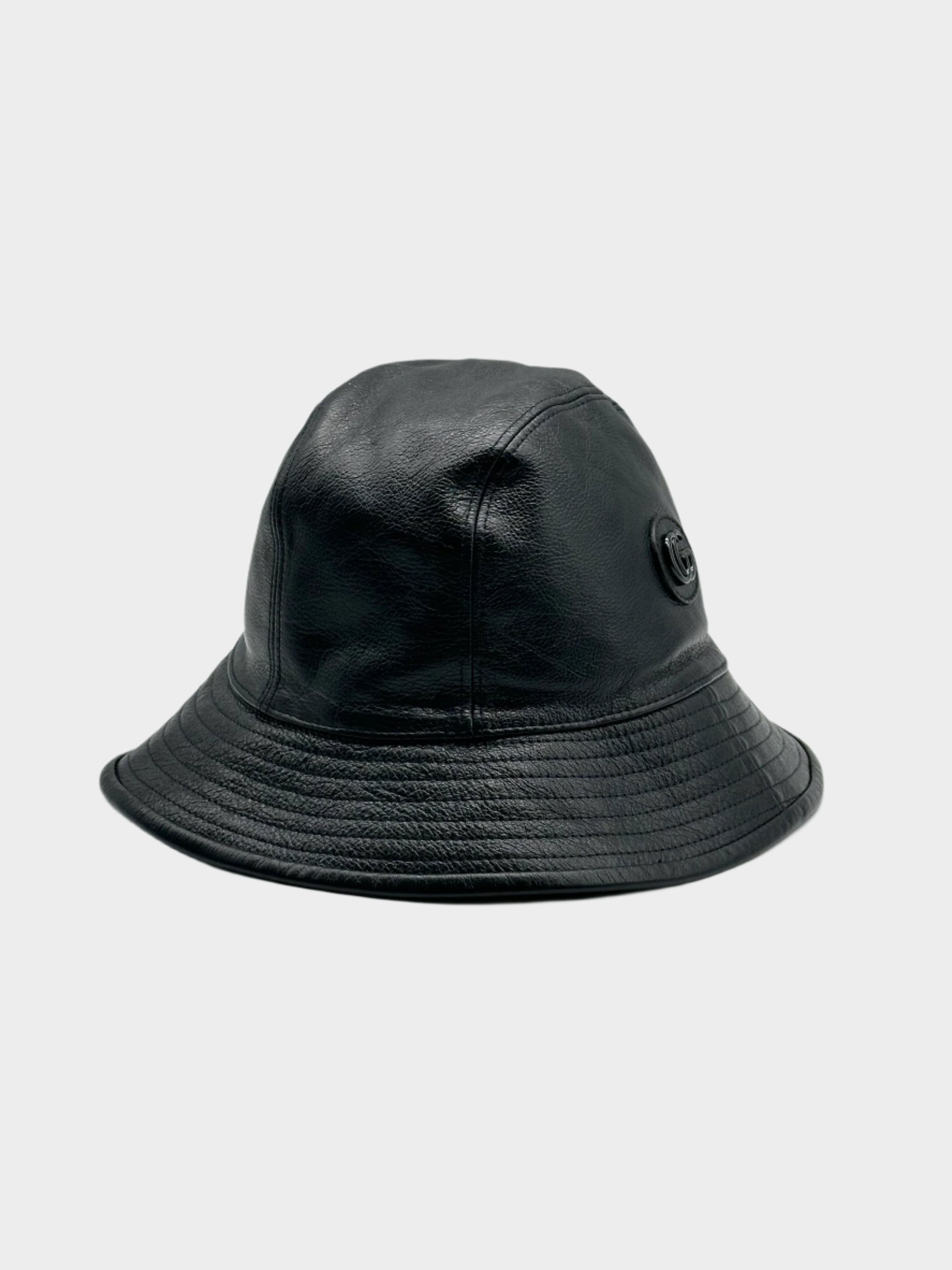 Leather Bucket Hat