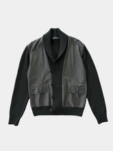 Leather Cardigan -  | dBlank