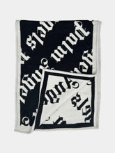 Black Monogram Scarf -  | dBlank