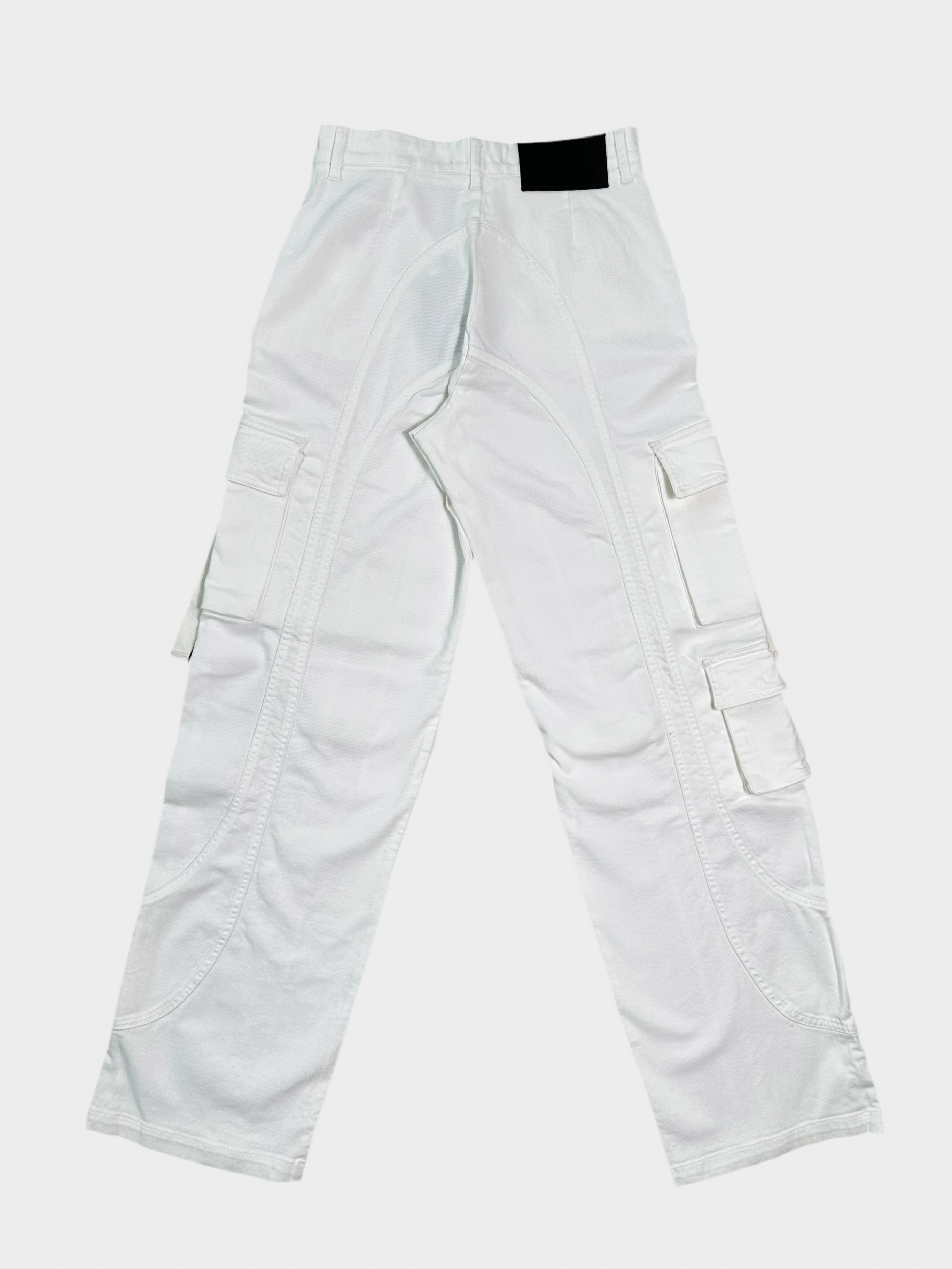 White Cargo Jeans