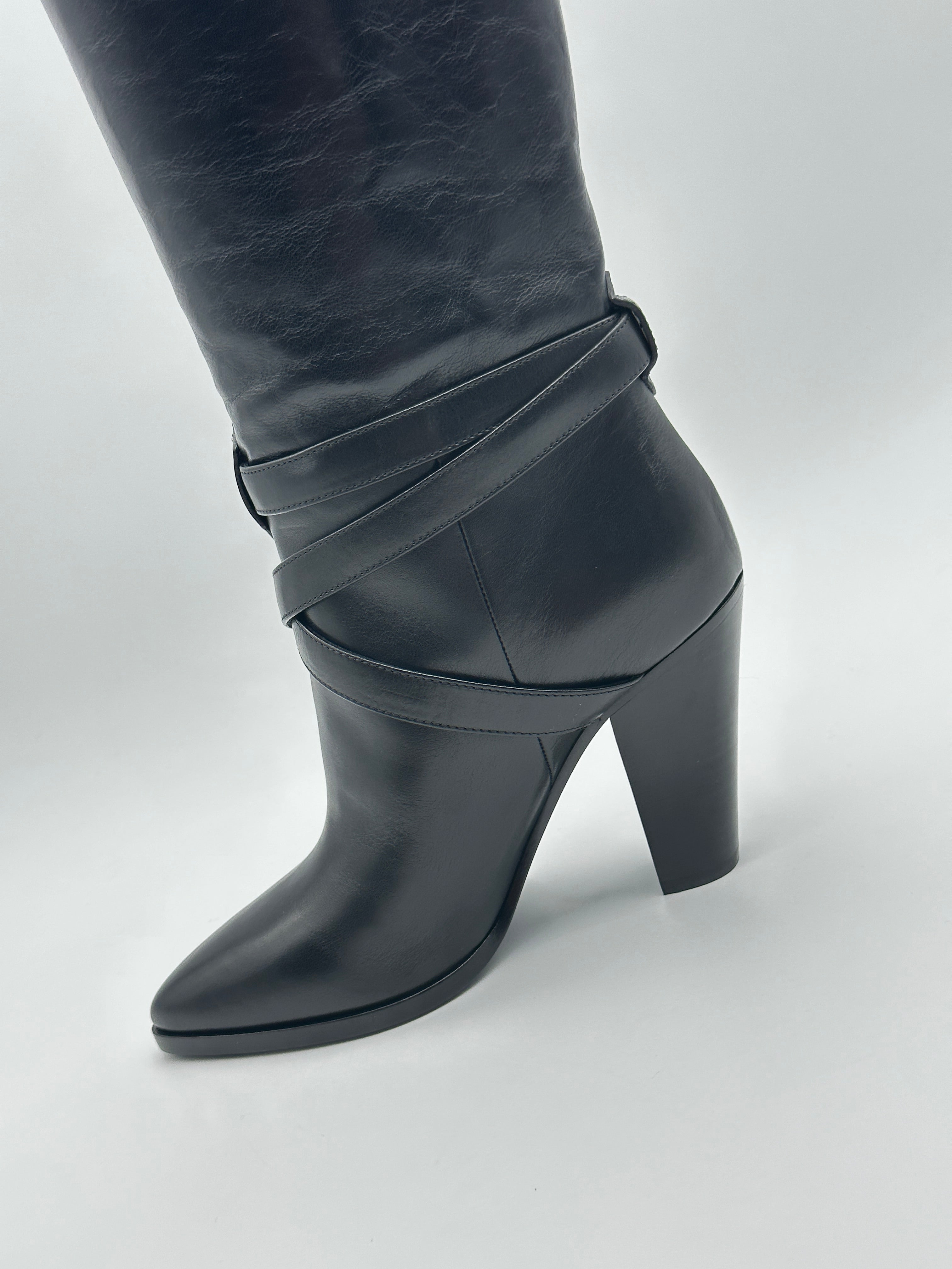 Mid Slouchy Buckle Boot