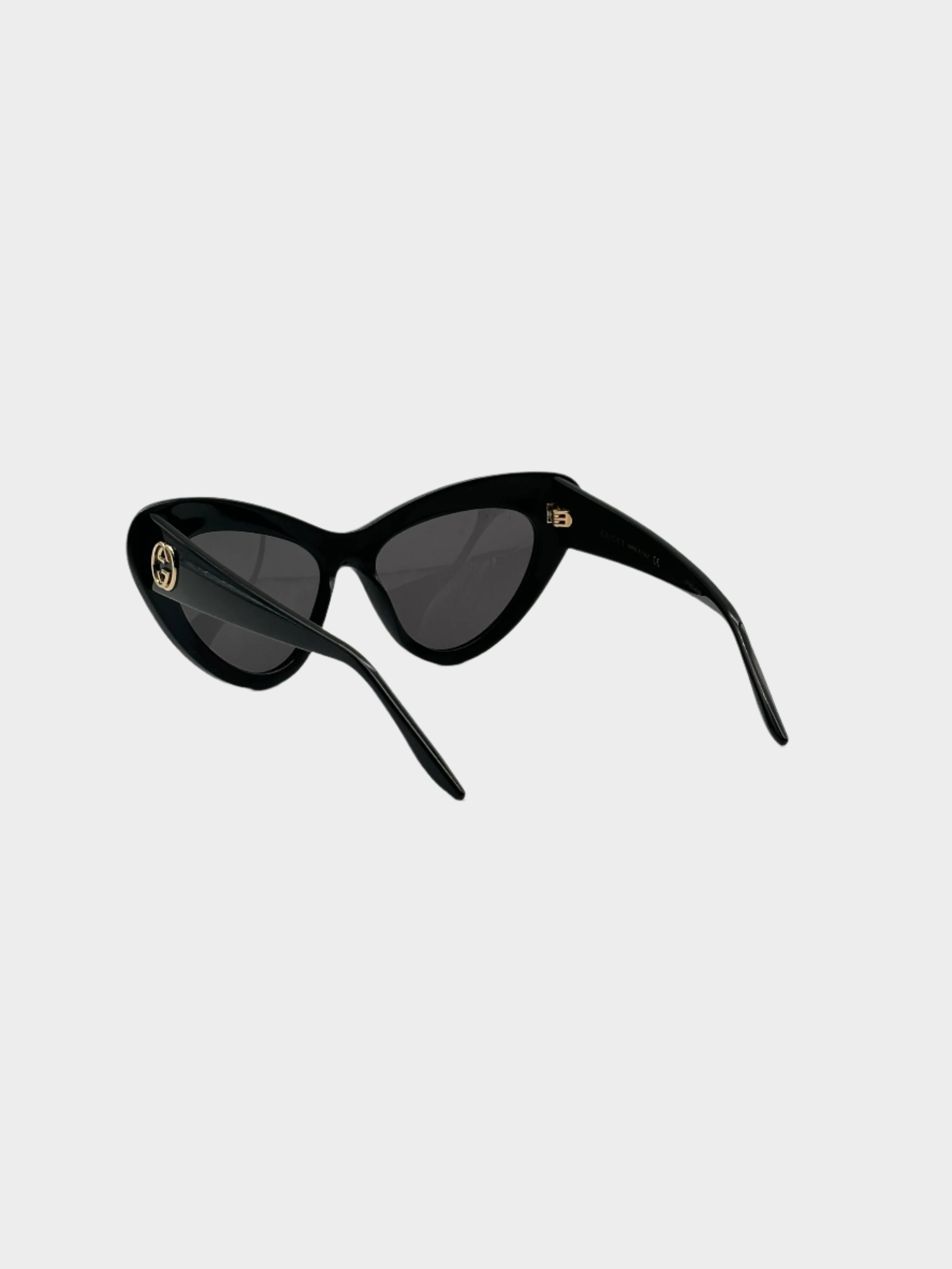 Curved Cat Eye Sunglasses