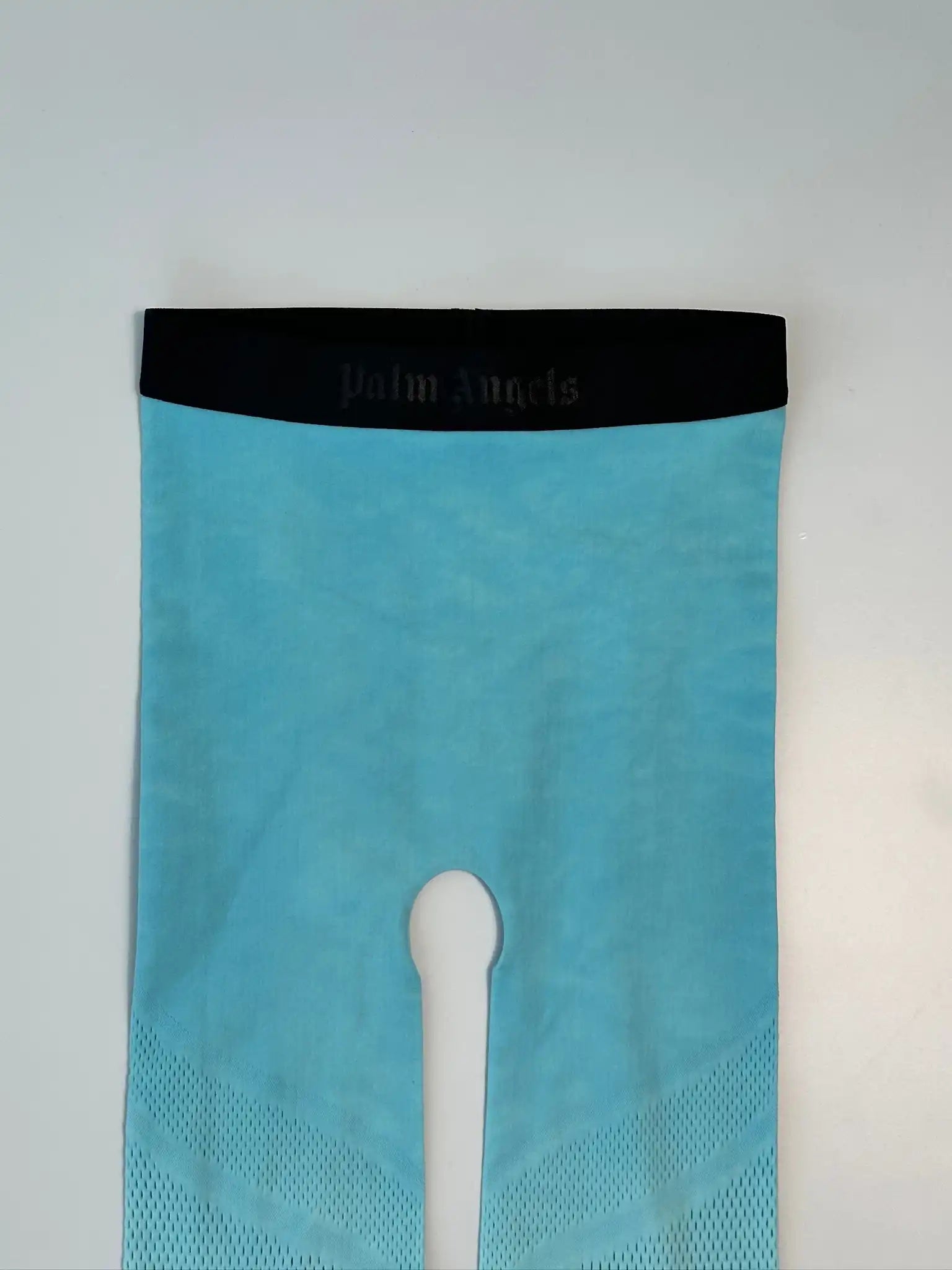 Leggings Azzurri Seamless Con Logo