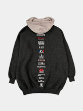 Oversized Sweatshirt With Multi-Logo Print -  | dBlank