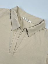 Beige Short Polo -  | dBlank