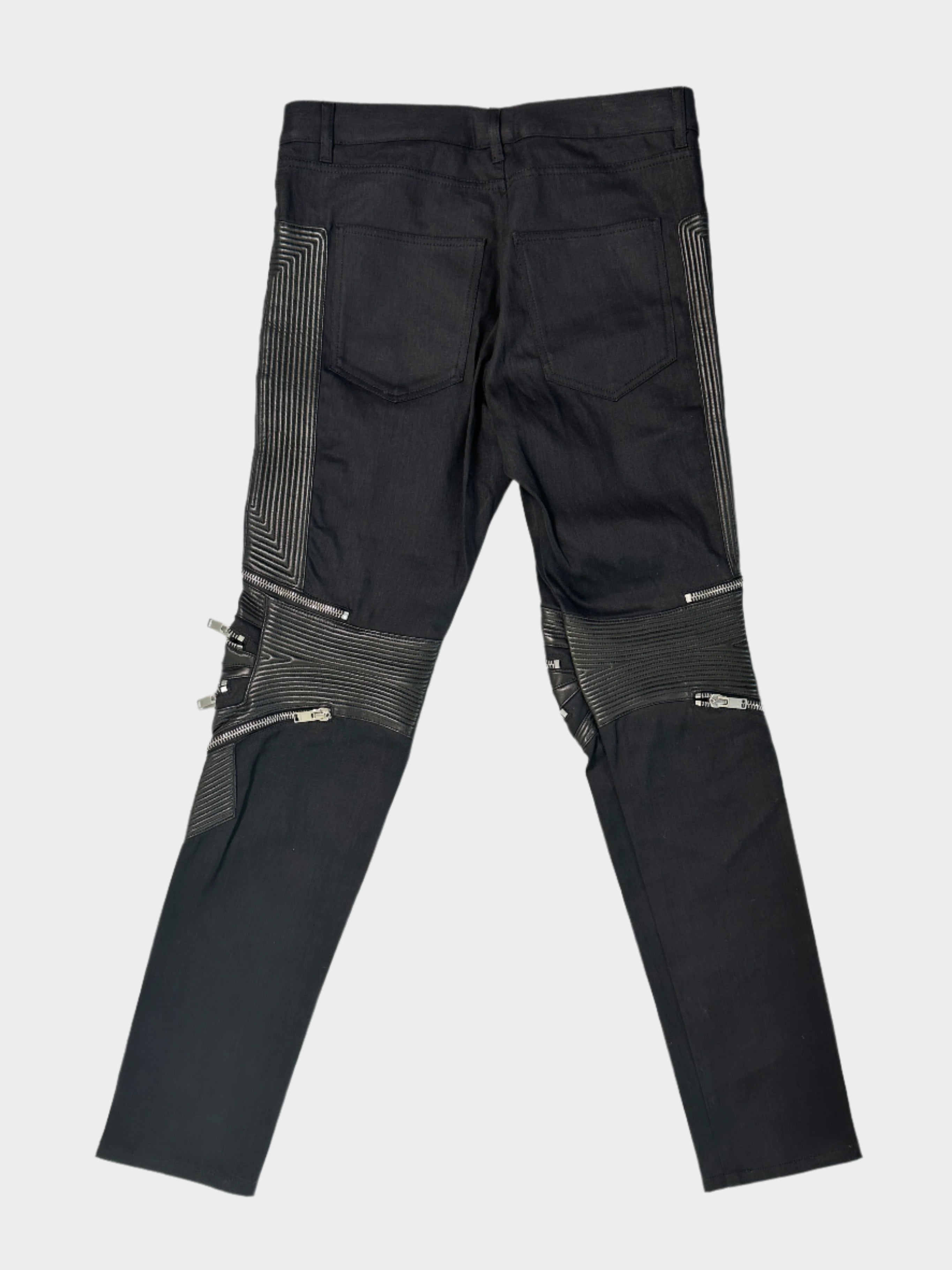 Pants With Leather Details