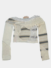 Cropped Patchwork Sweater -  | dBlank