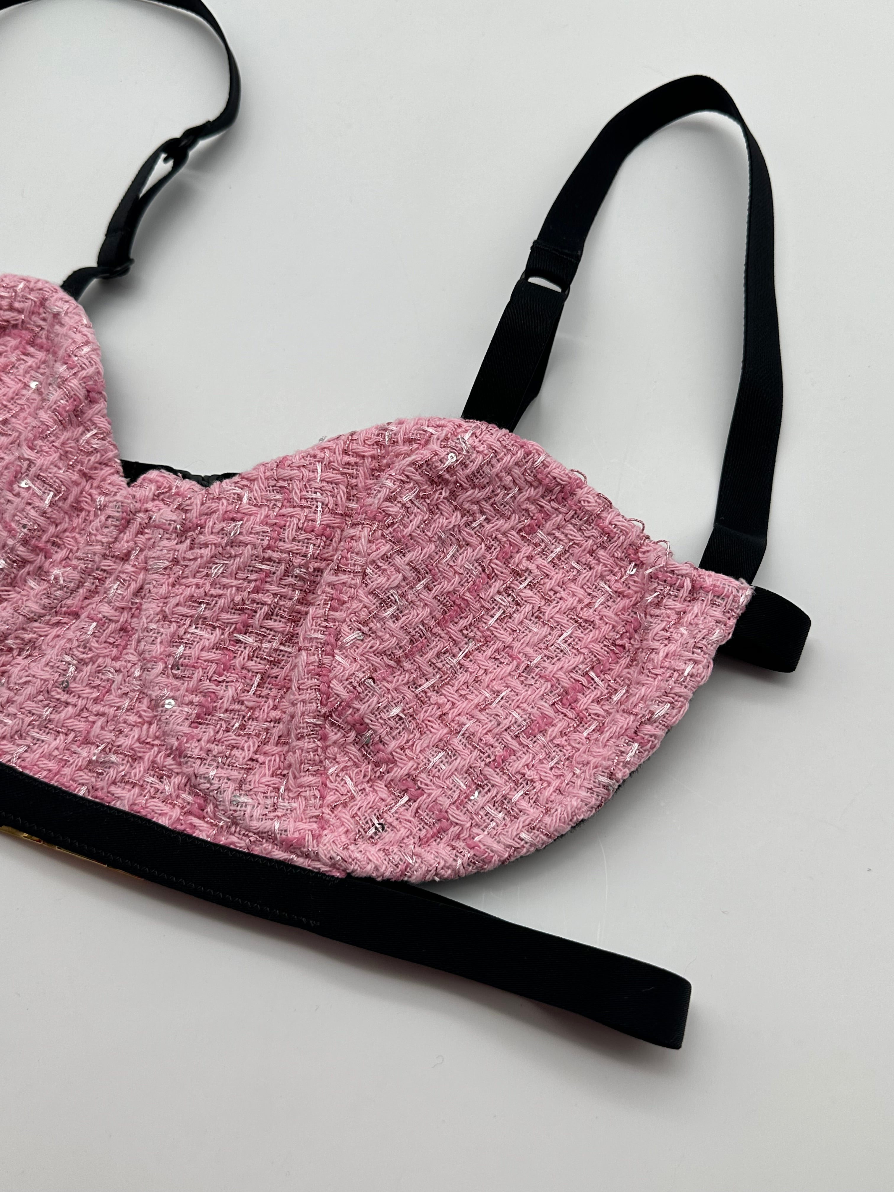 Tweed Bra