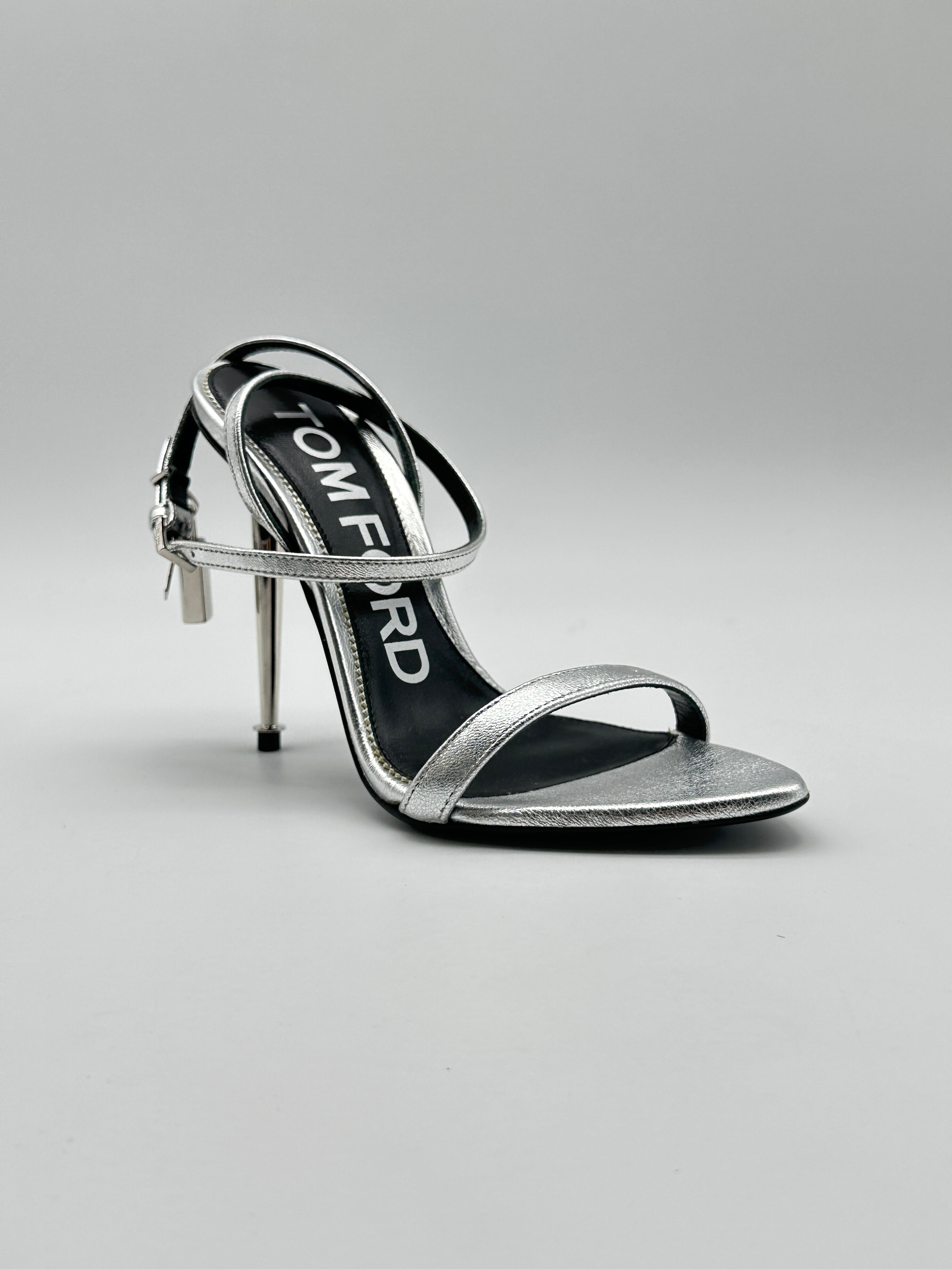 Padlock Silver Heels