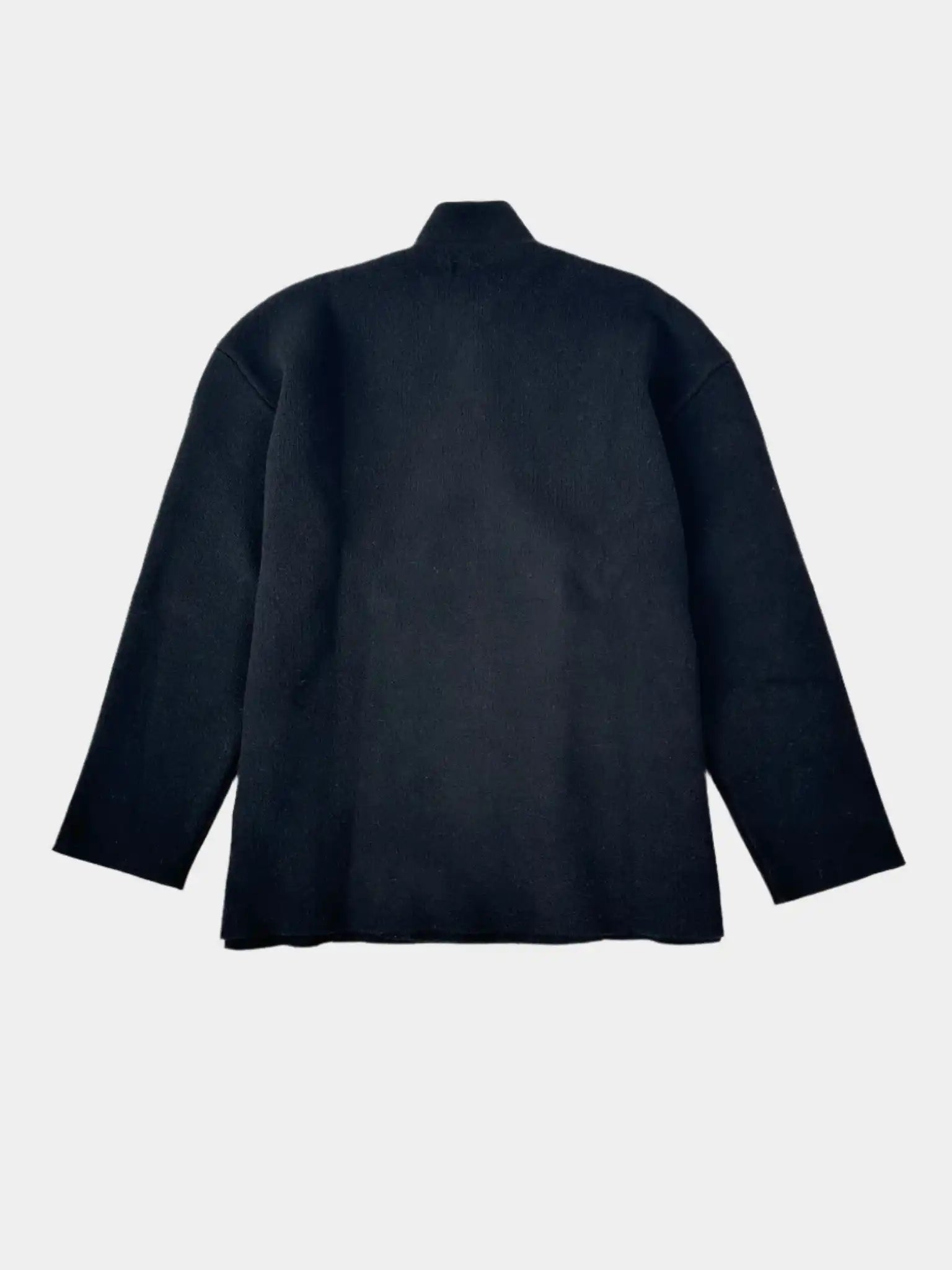 Cardigan Doppiopetto In Lana Vergine E Cashmere