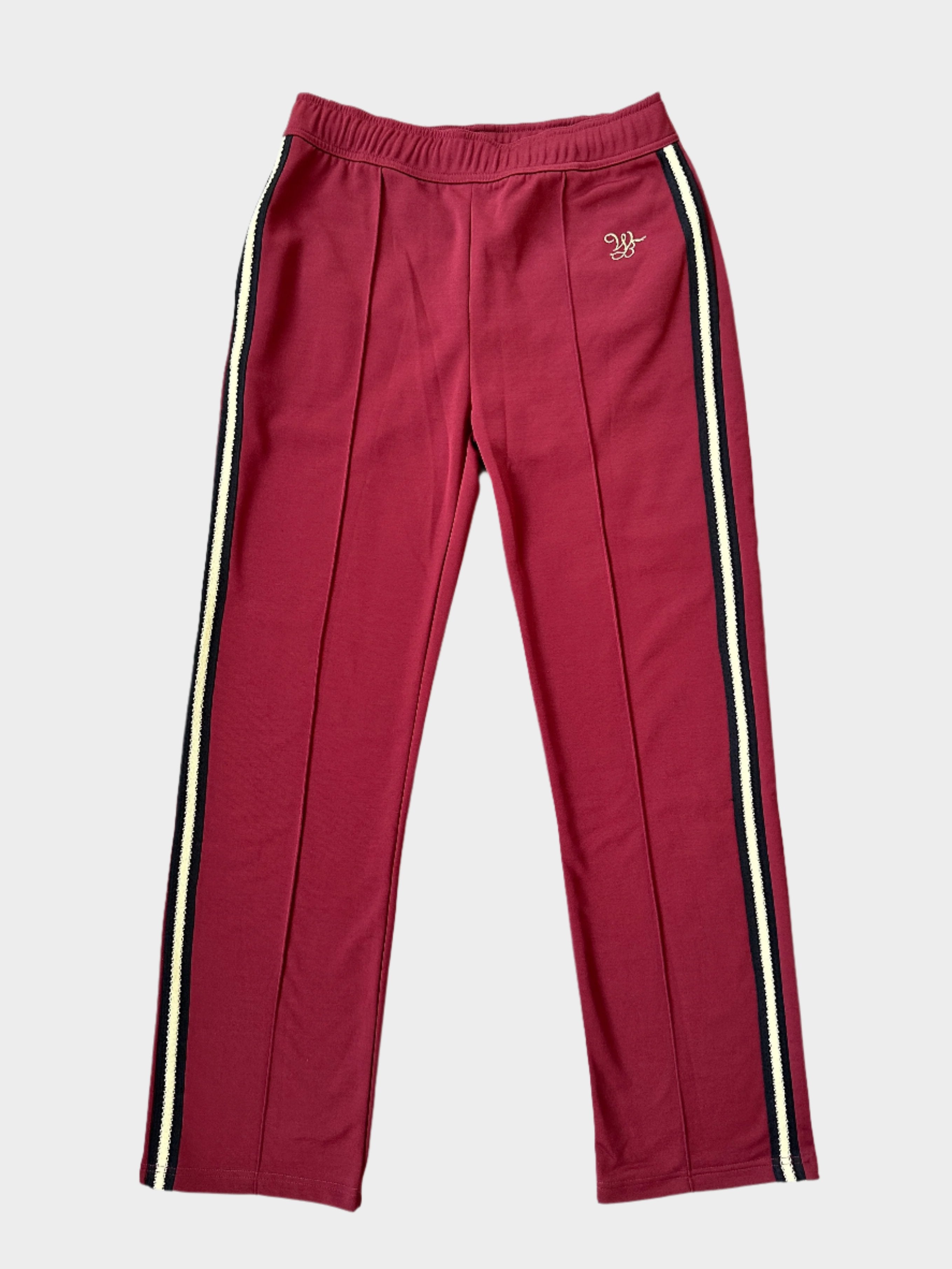 Burgundy Track Pants