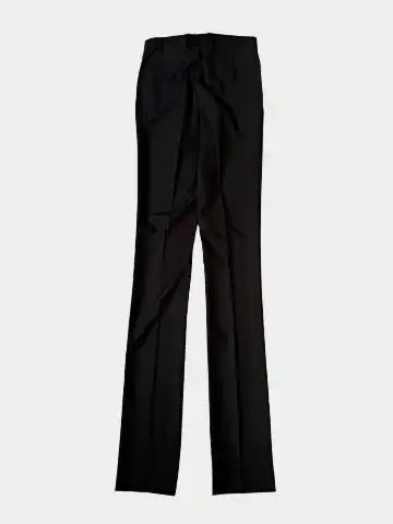 Pantaloni Classici In Lana Vergine