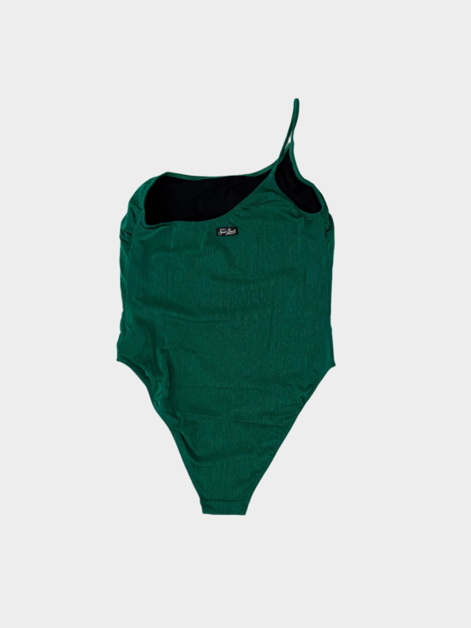 Costume Intero Verde Smeraldo Asimmetrico Tess Knit