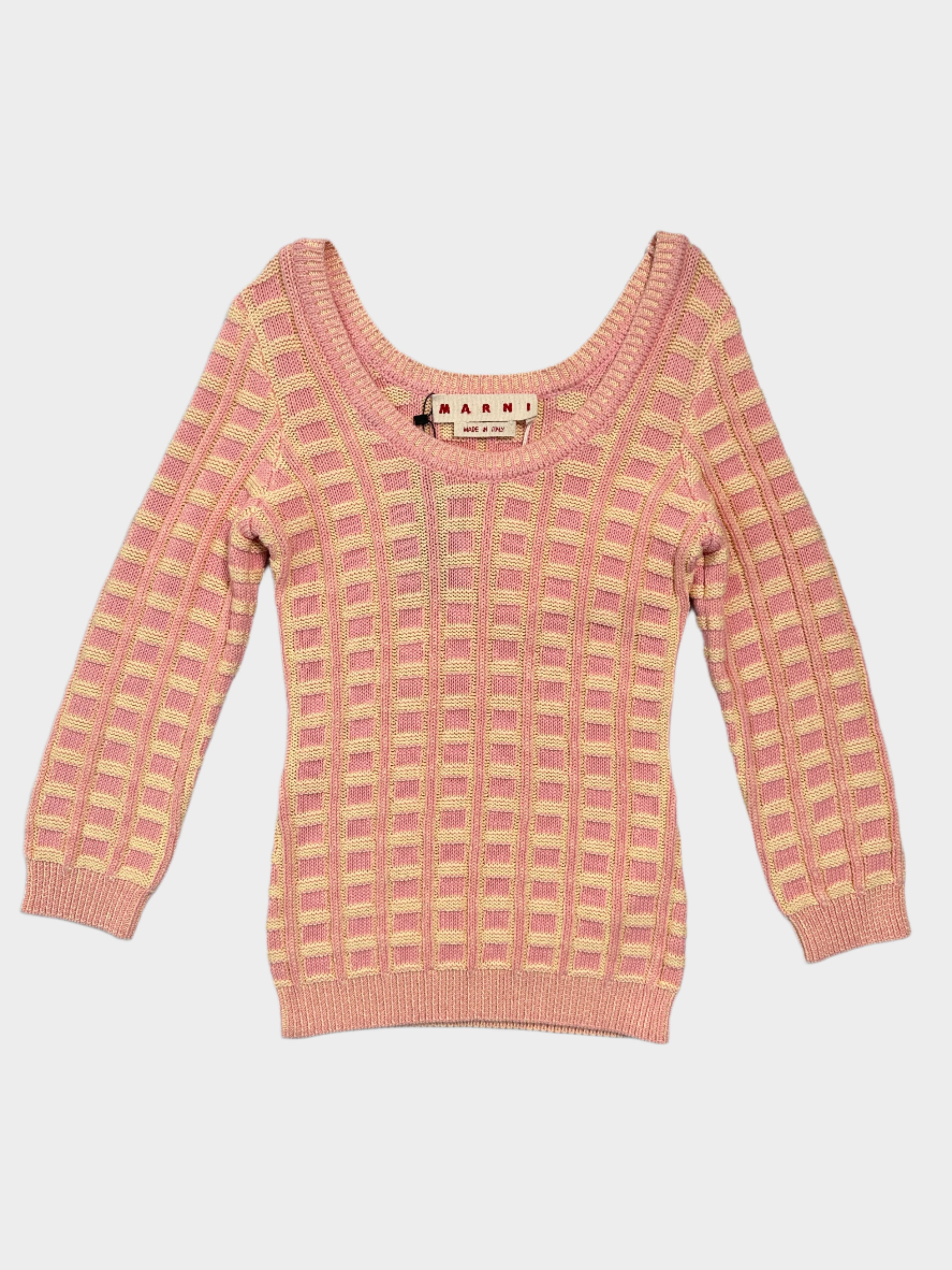 Three-dimensional Crewneck Sweater