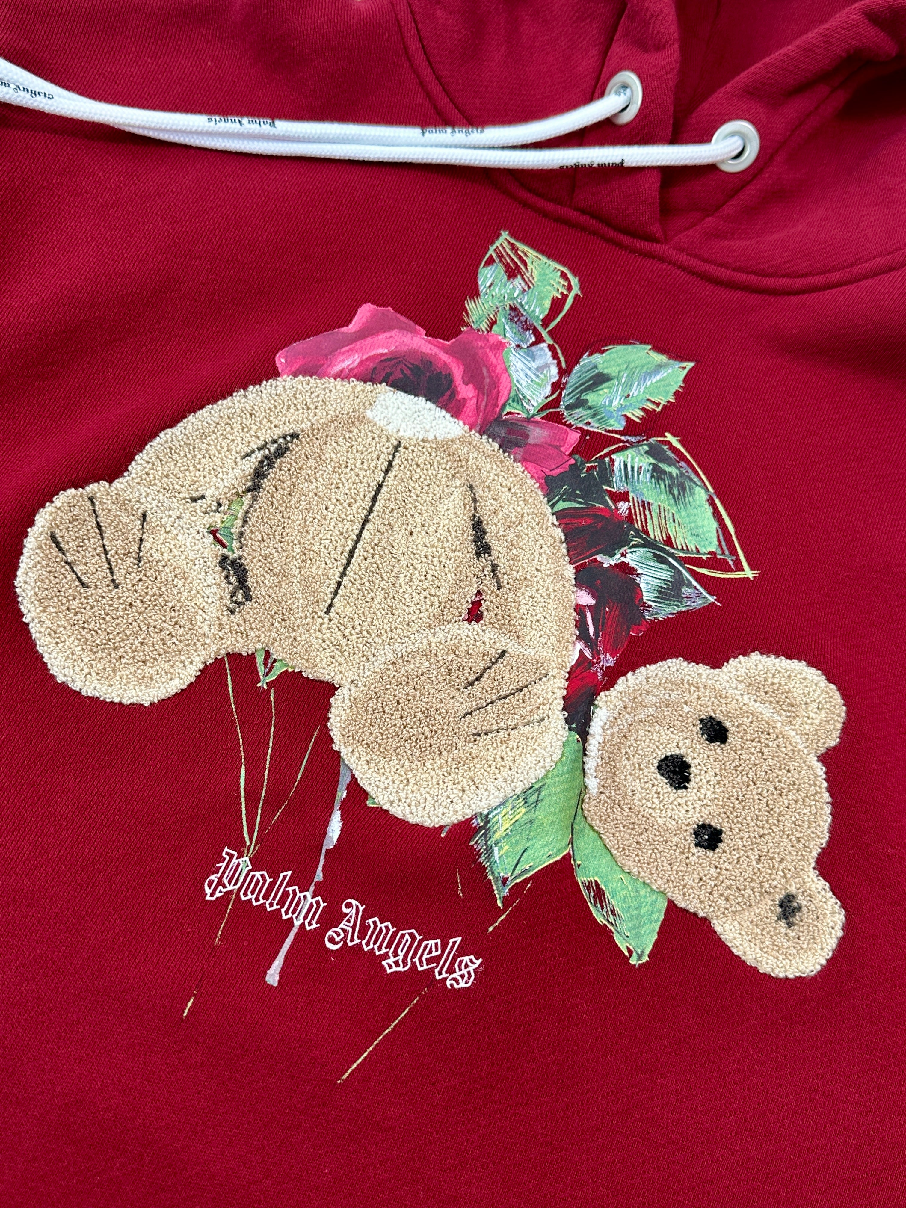 Felpa Broken Bear Con Dettaglio Floreale