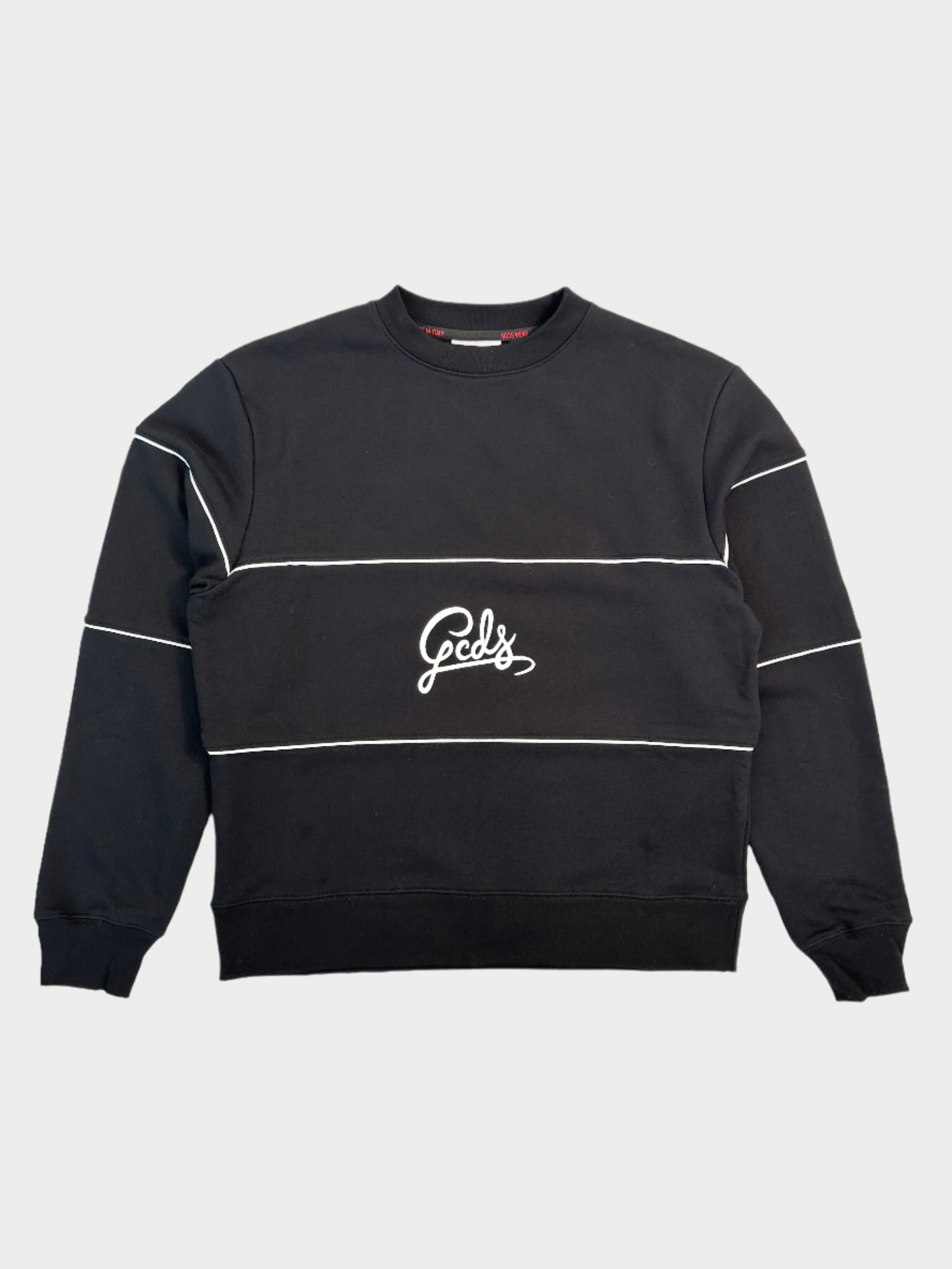 GCDS, felpa logo, streetwear, crewneck, moda casual