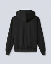 Black Hoodie With Front Zip -  | dBlank
