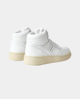 High Sneakers In Action Leather Total White -  | dBlank