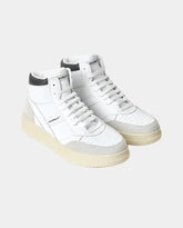 High Sneakers In Action Leather With Suede Inserts And Black Detail -  | dBlank