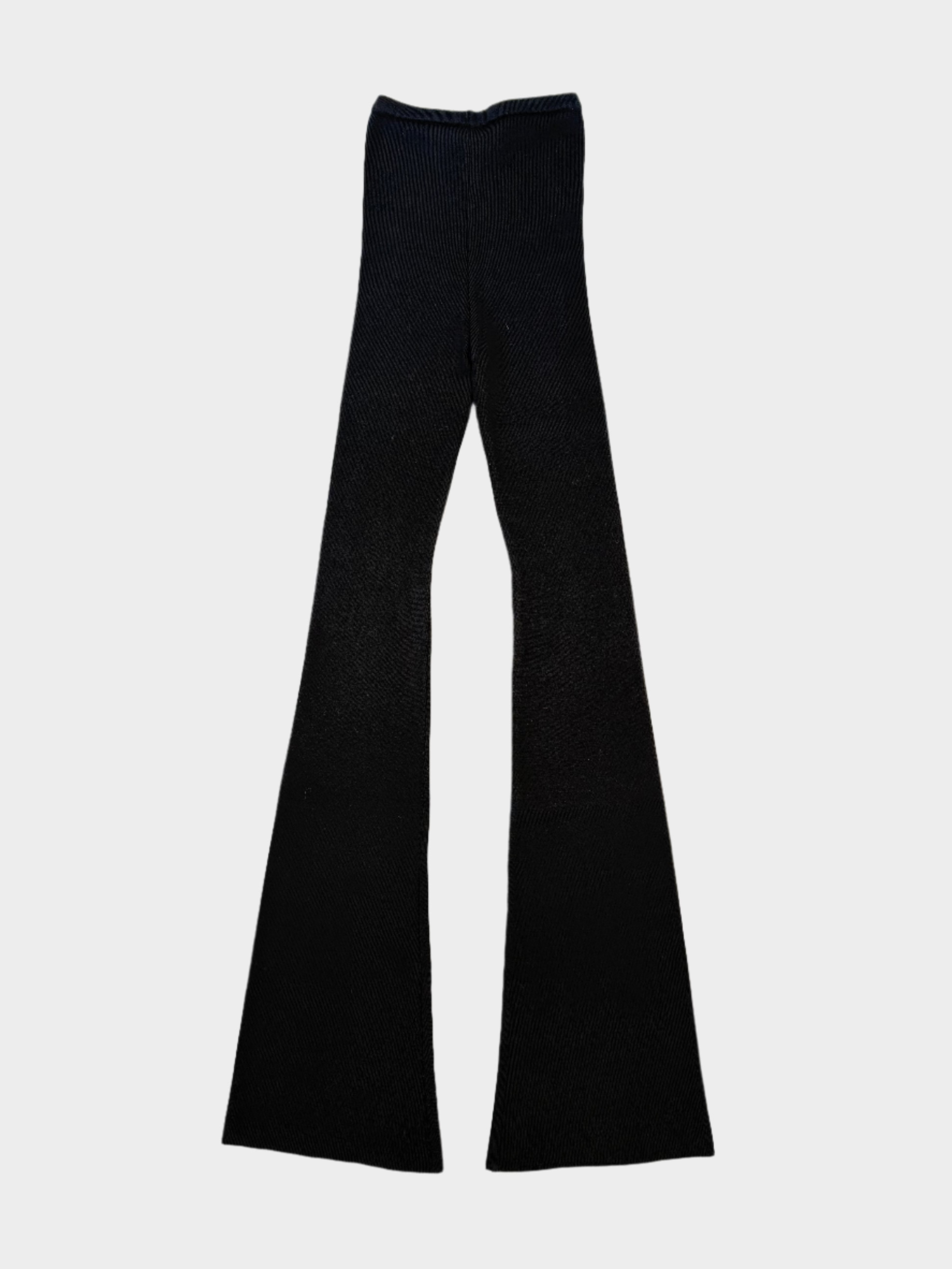 High Waist Wool Flare Leggings