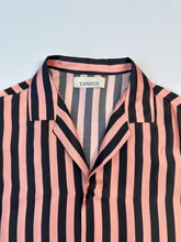 Pink and Black Vertical Striped Shirt -  | dBlank
