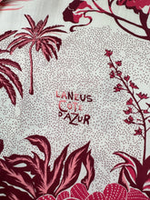 Pink Satin Palm Print Shirt -  | dBlank