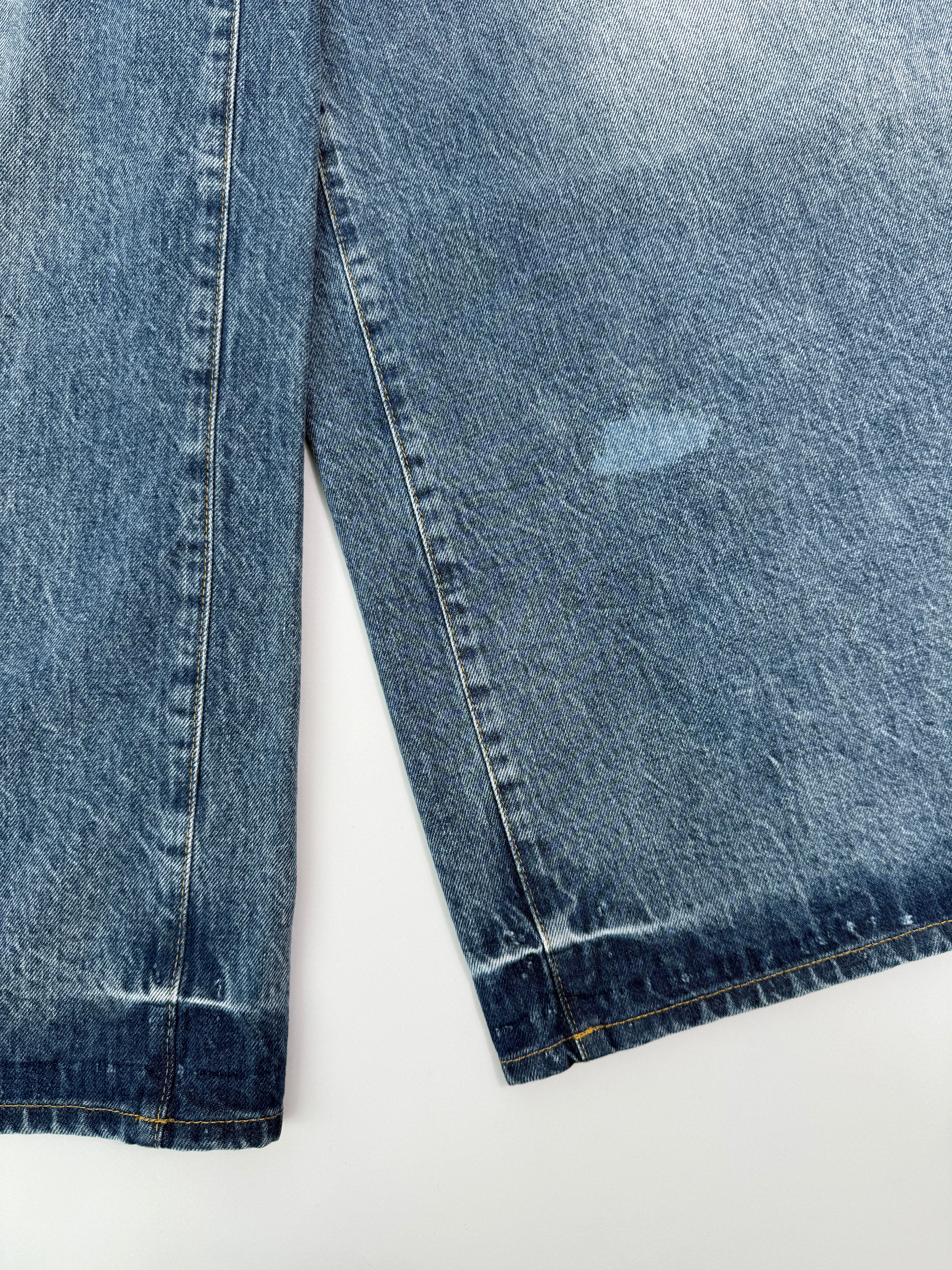 Wide Leg Denim Pants