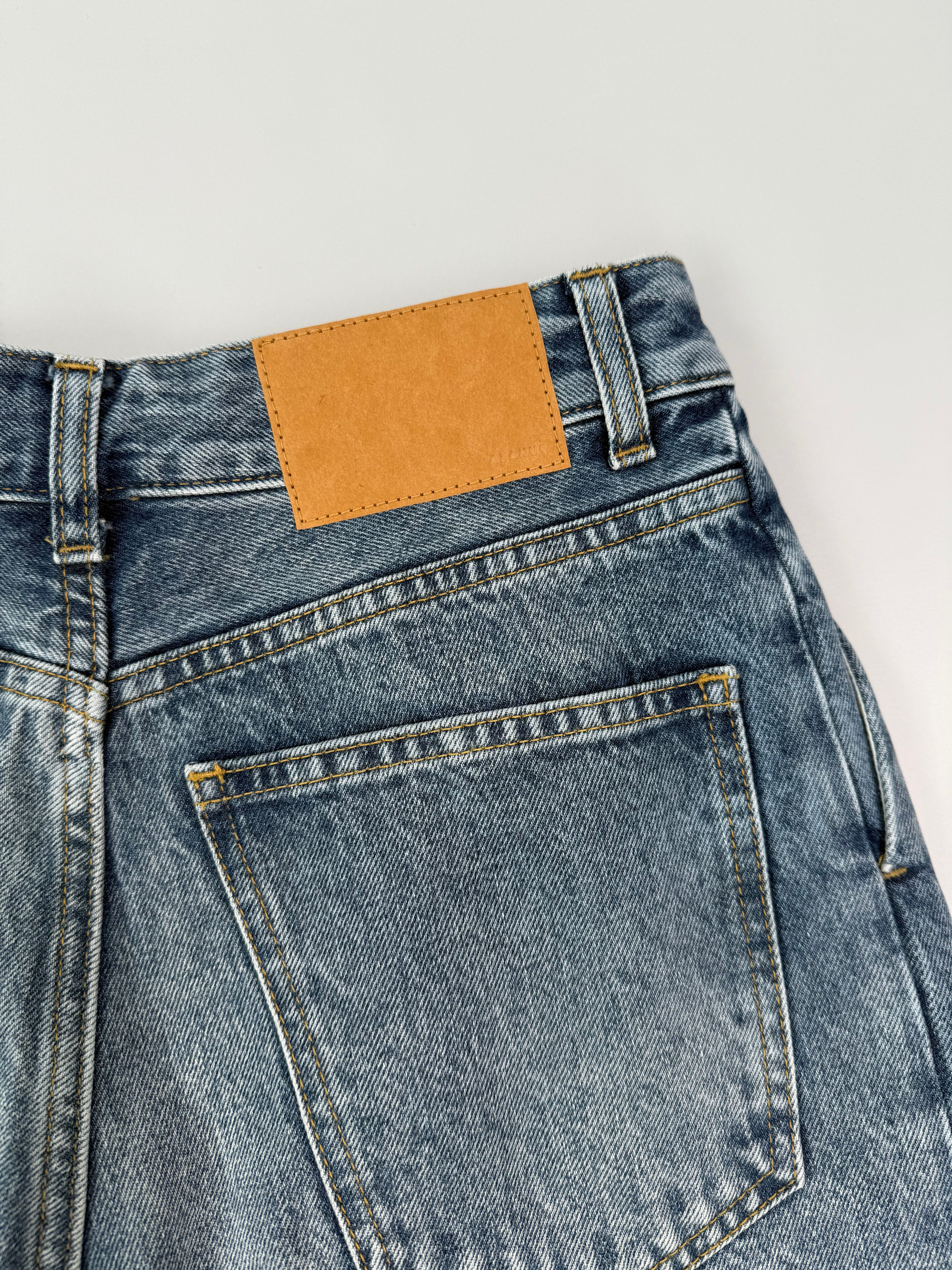Wide Leg Denim Pants