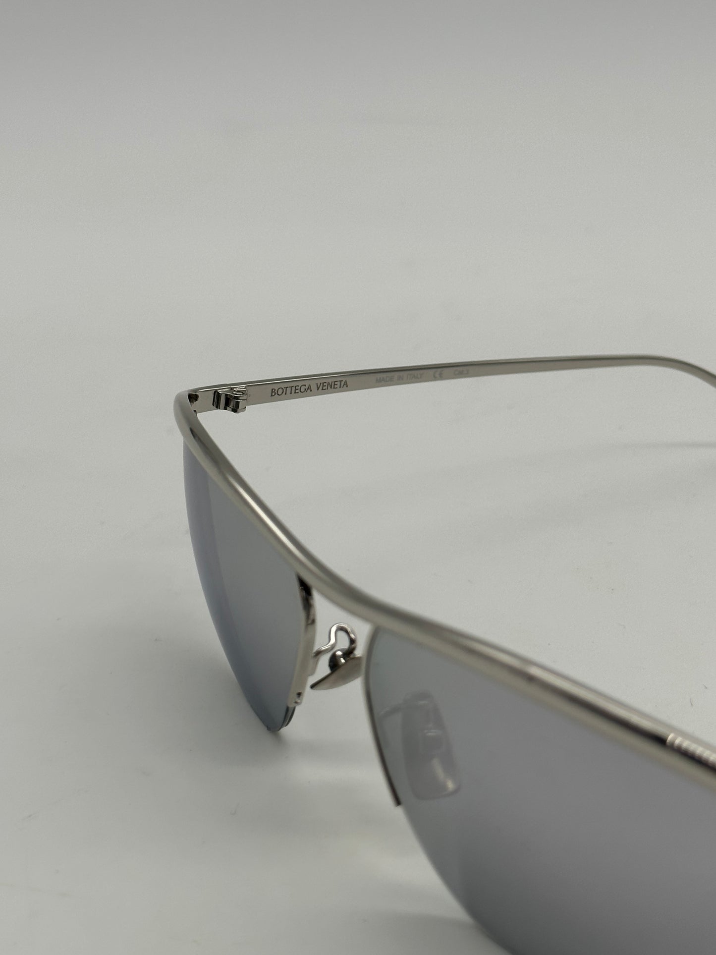 Silver Sunglasses With Logo