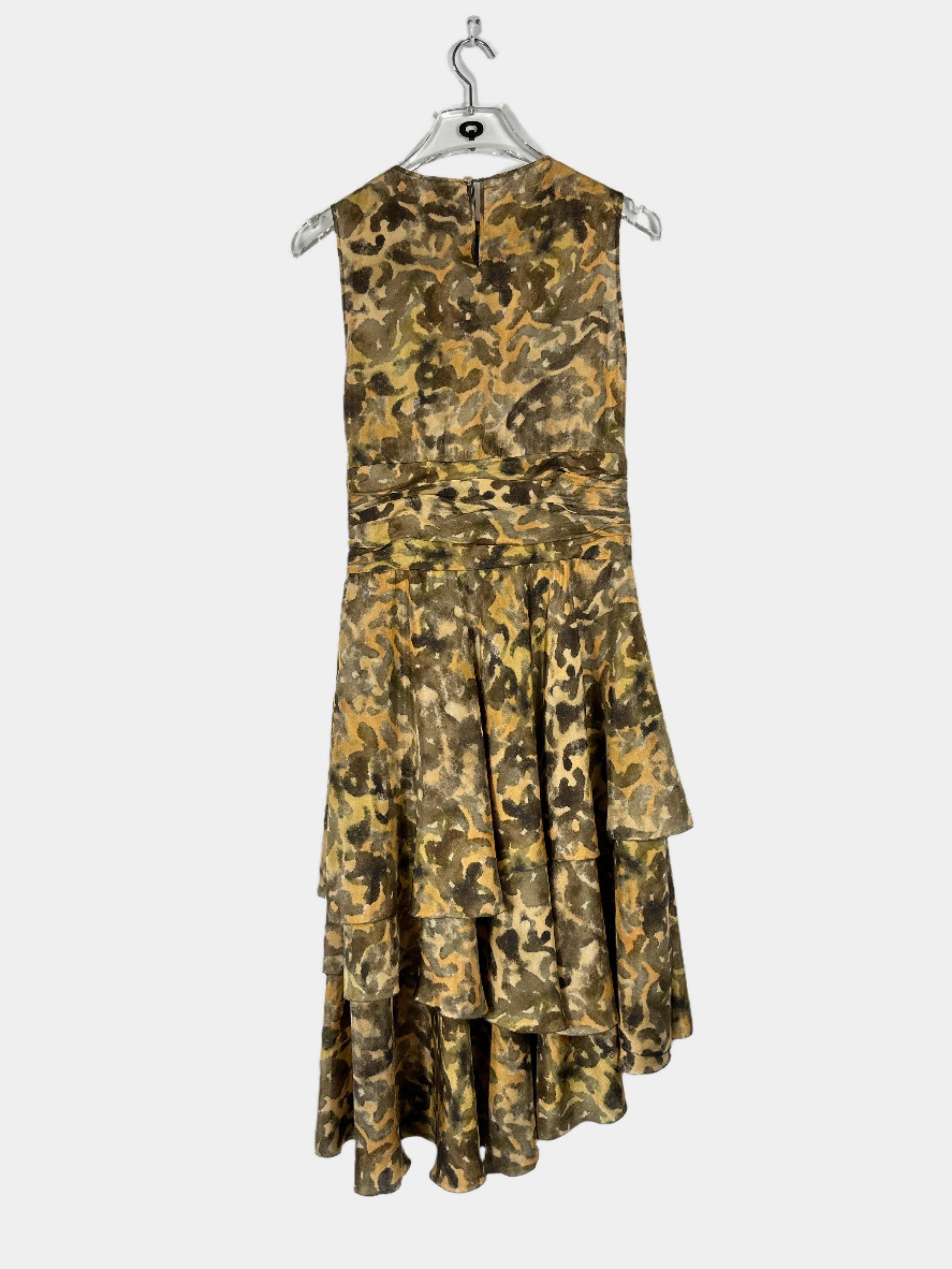 Leopard Pattern Silk Dress