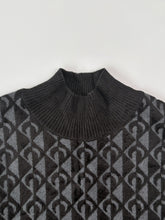 Viscose Sweater With All-Over Monogram Pattern -  | dBlank