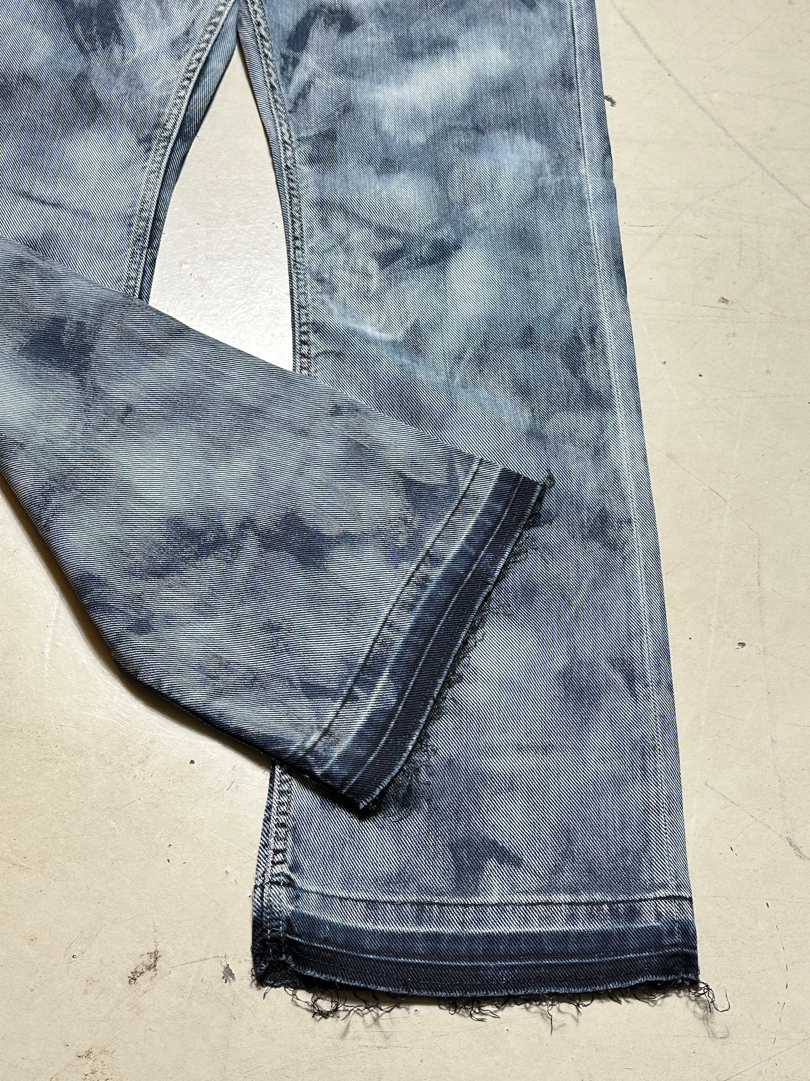 Bleached Denim Jeans