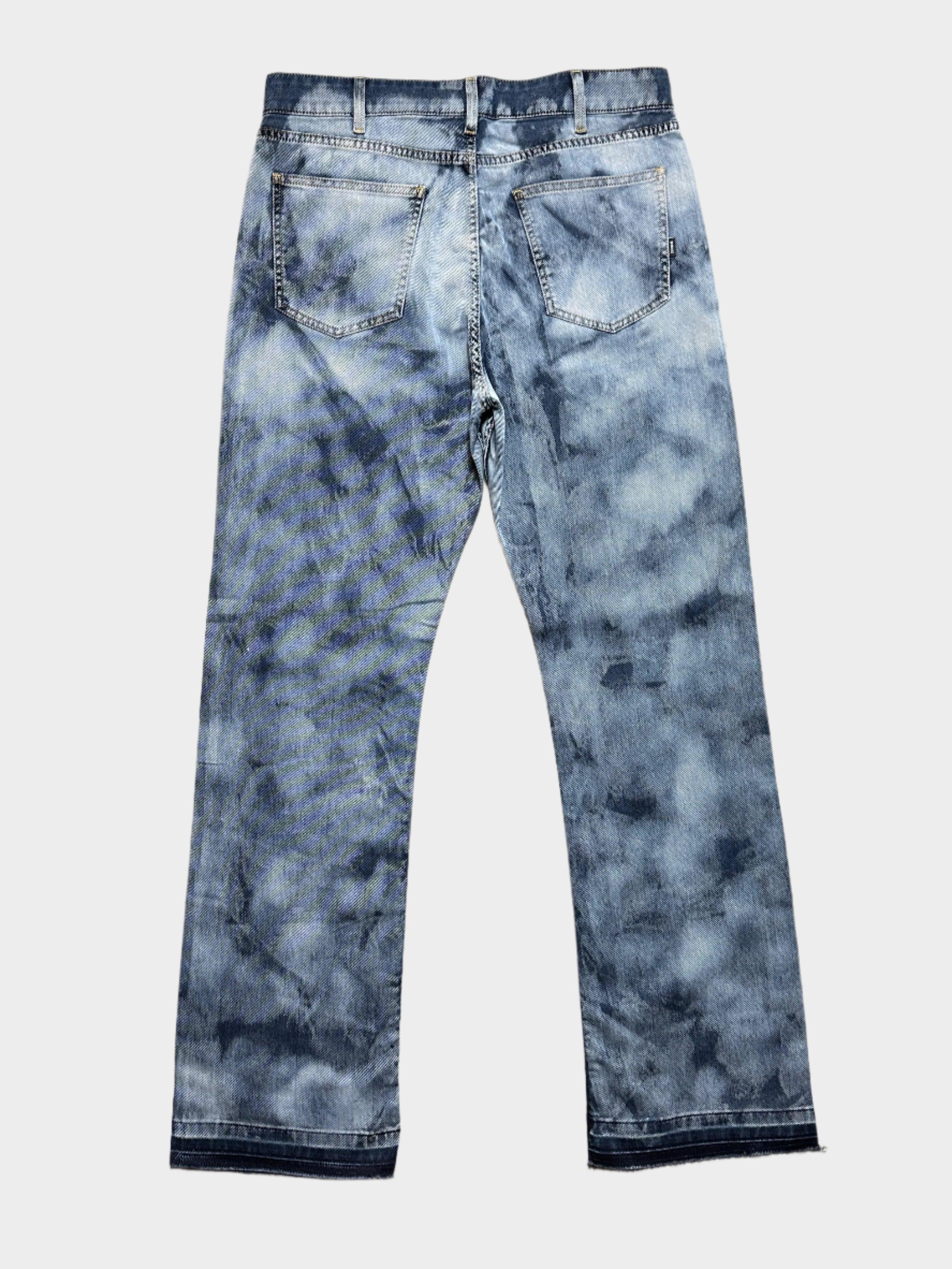 Bleached Denim Jeans