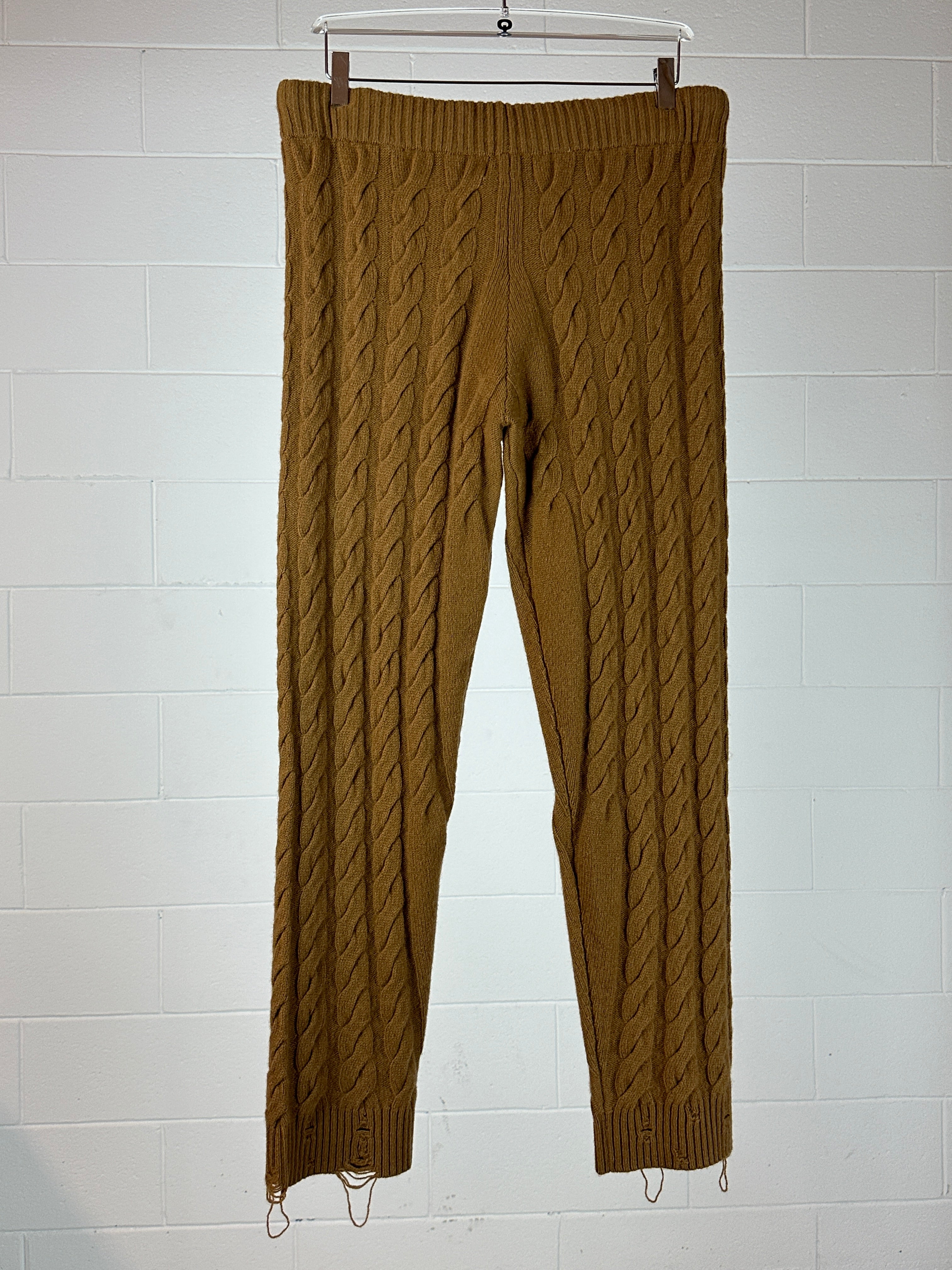 Braided Knitted Trousers