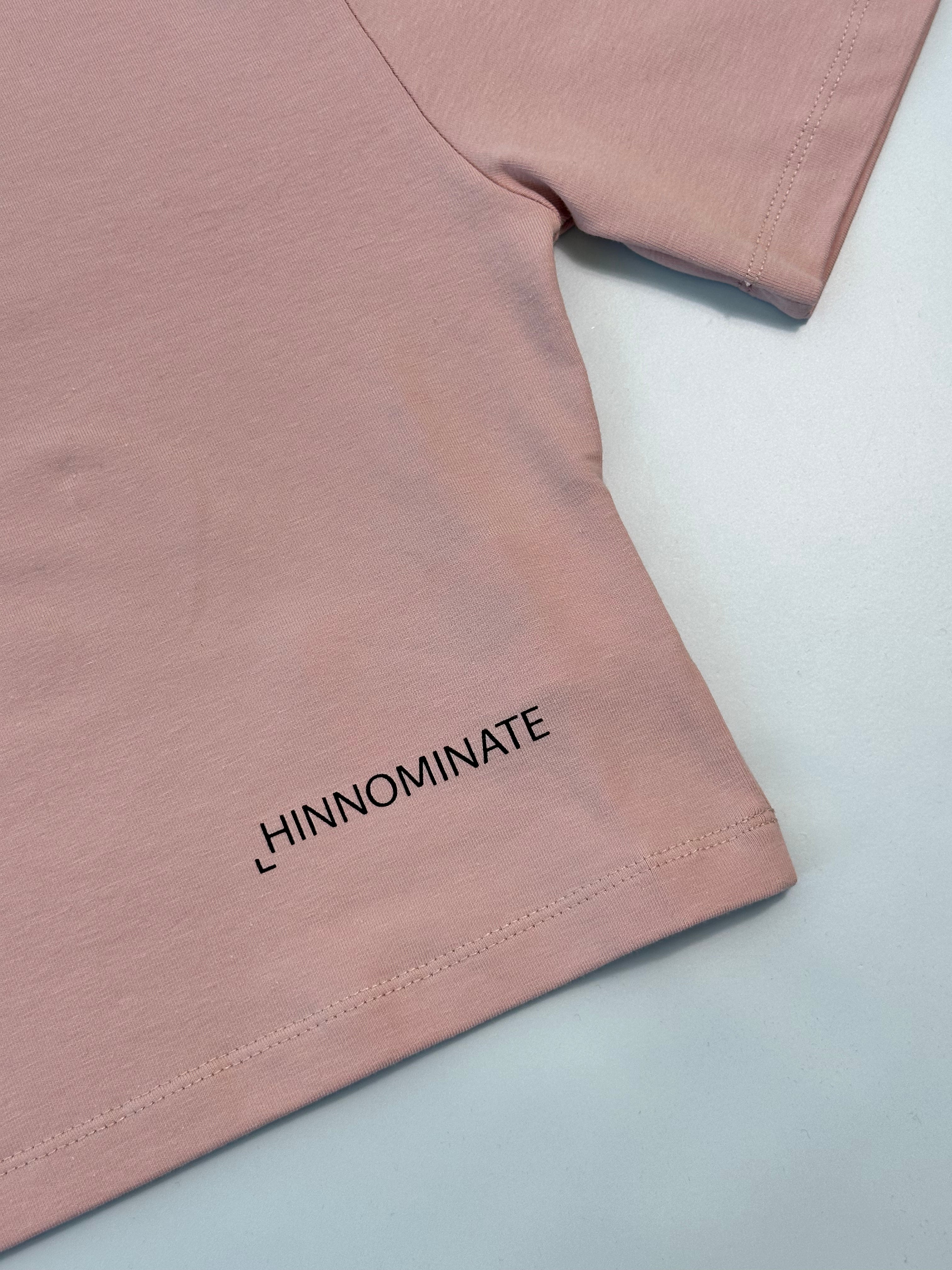 Pink Bi-Elastic Mock Neck Crop Top With Half Sleeve